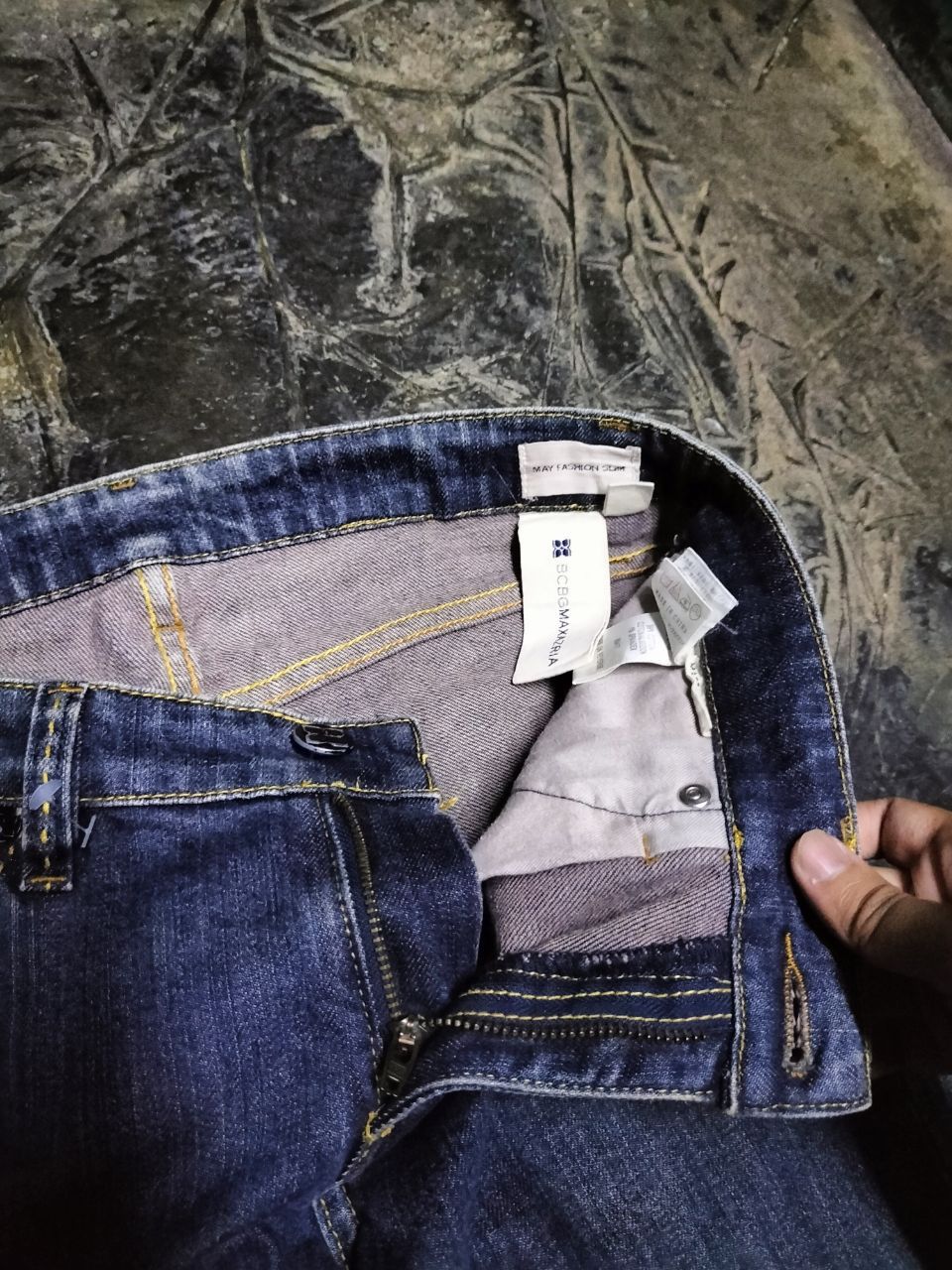 Bcbgmaxazria × If Six Was Nine BCBG MAXAZRIA Distressed slim jeans japanese brand Size US 30 / EU 46 - 10 Thumbnail