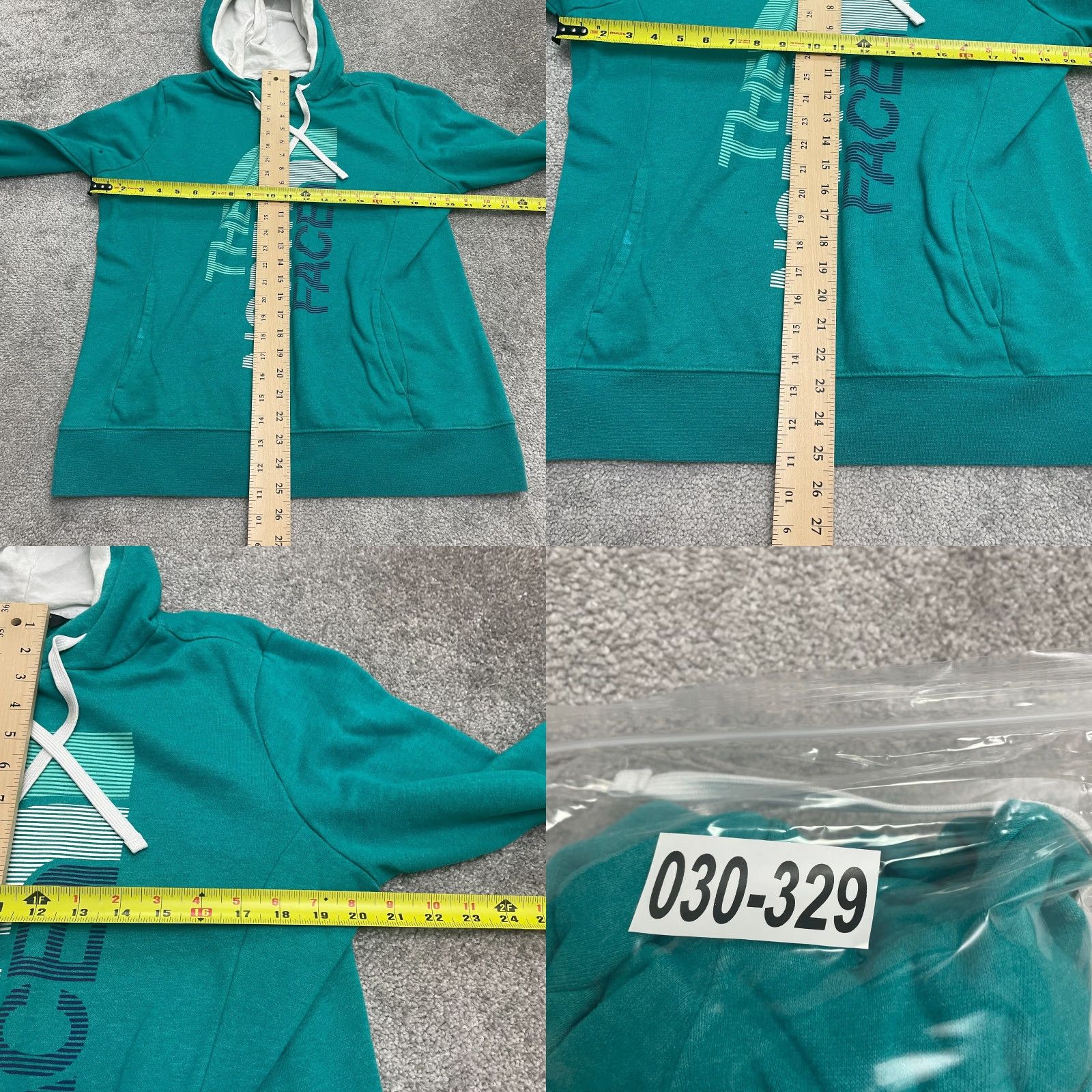 The North Face The North Face Pullover Hoodie Sweatshirt Womens Large Green Logo Casual Hoodie Size L / US 10 / IT 46 - 9 Thumbnail