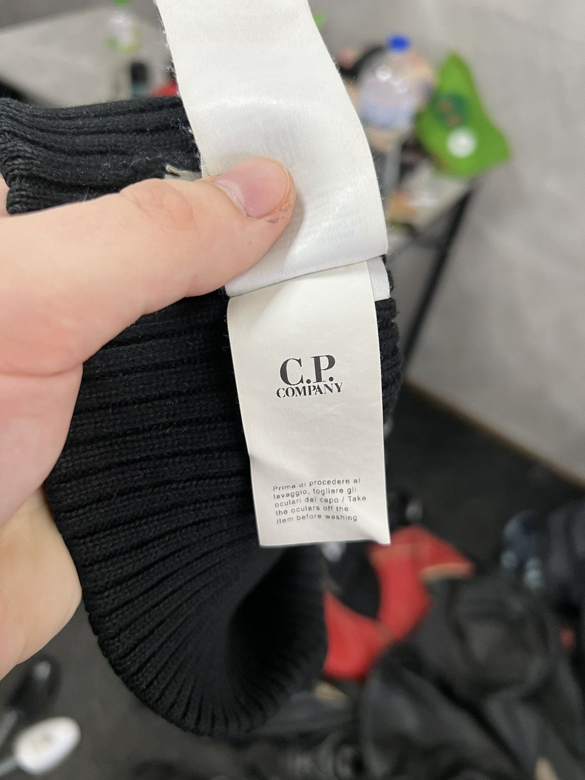 C.P. Company C.P. Company beanie hat wool hat cap C P Company beanie hat Size ONE SIZE - 8 Thumbnail