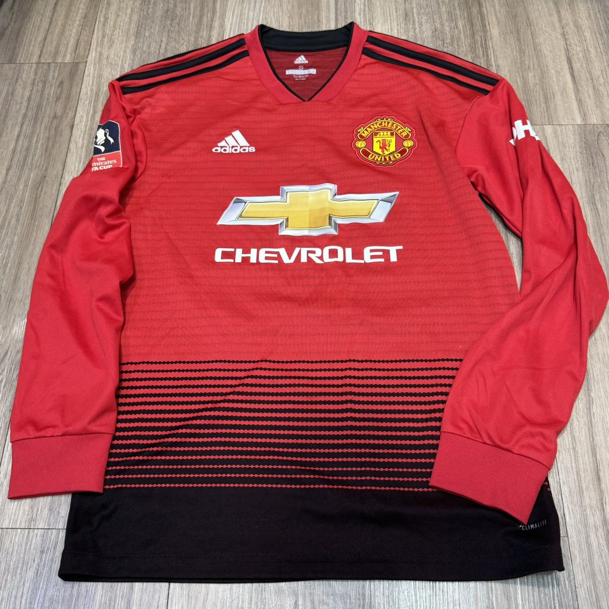 Adidas Manchester united 18/19 longsleeves home shirt #10 Rashford Size US S / EU 44-46 / 1 - 1 Thumbnail
