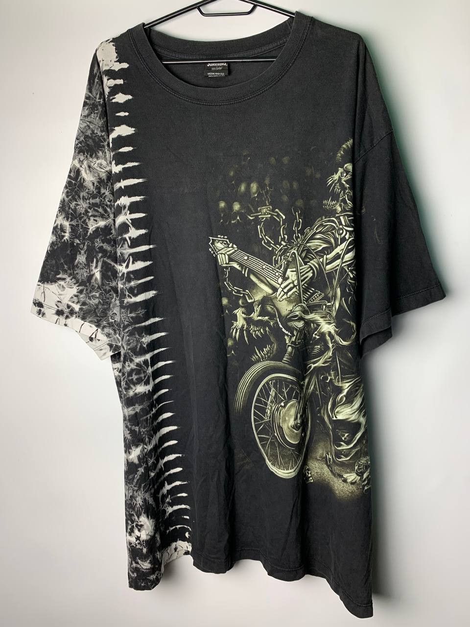 Band Tees Jay's Rock Skeleton Guitar Tye-Dye Biker Skull T-shirt Size US XXL / EU 58 / 5 - 1 Thumbnail