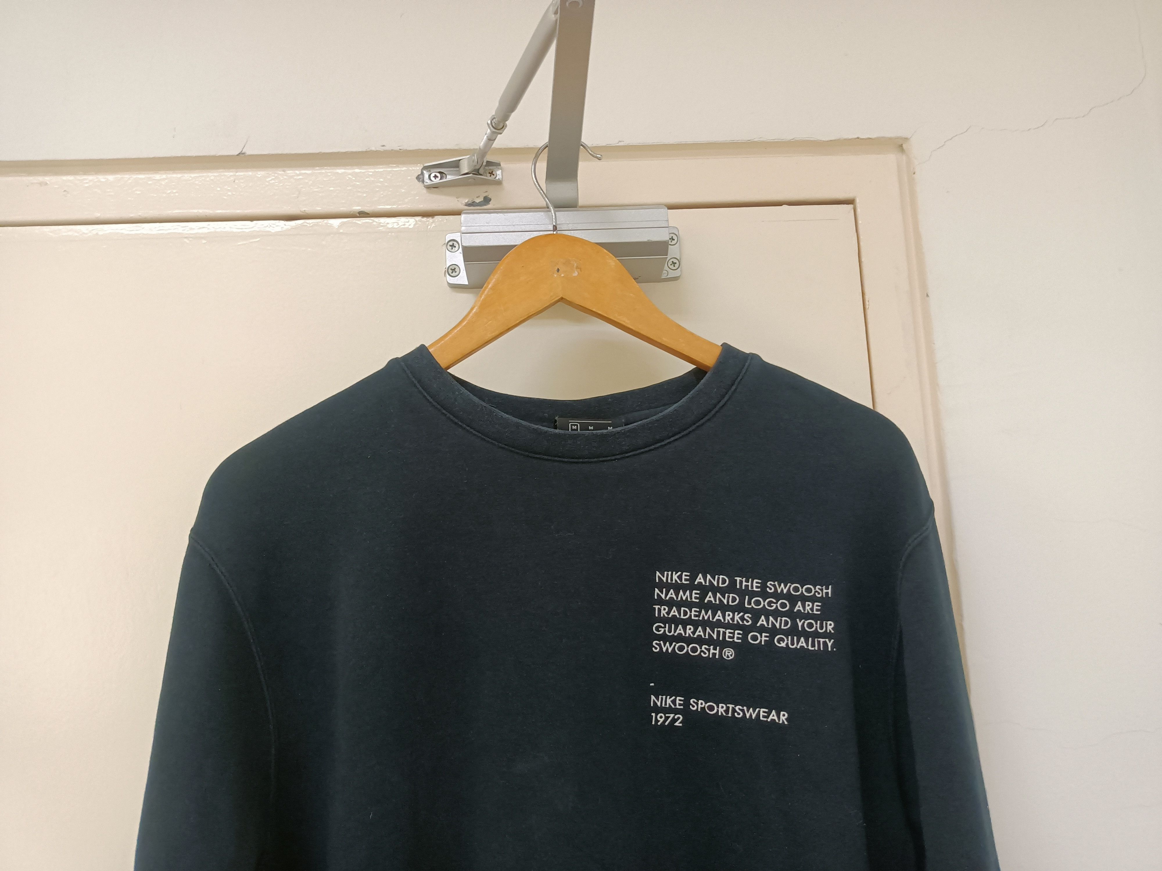 Nike sweatshirt nike CU3907-010 swoosh black cotton Size US M / EU 48-50 / 2 - 3 Thumbnail