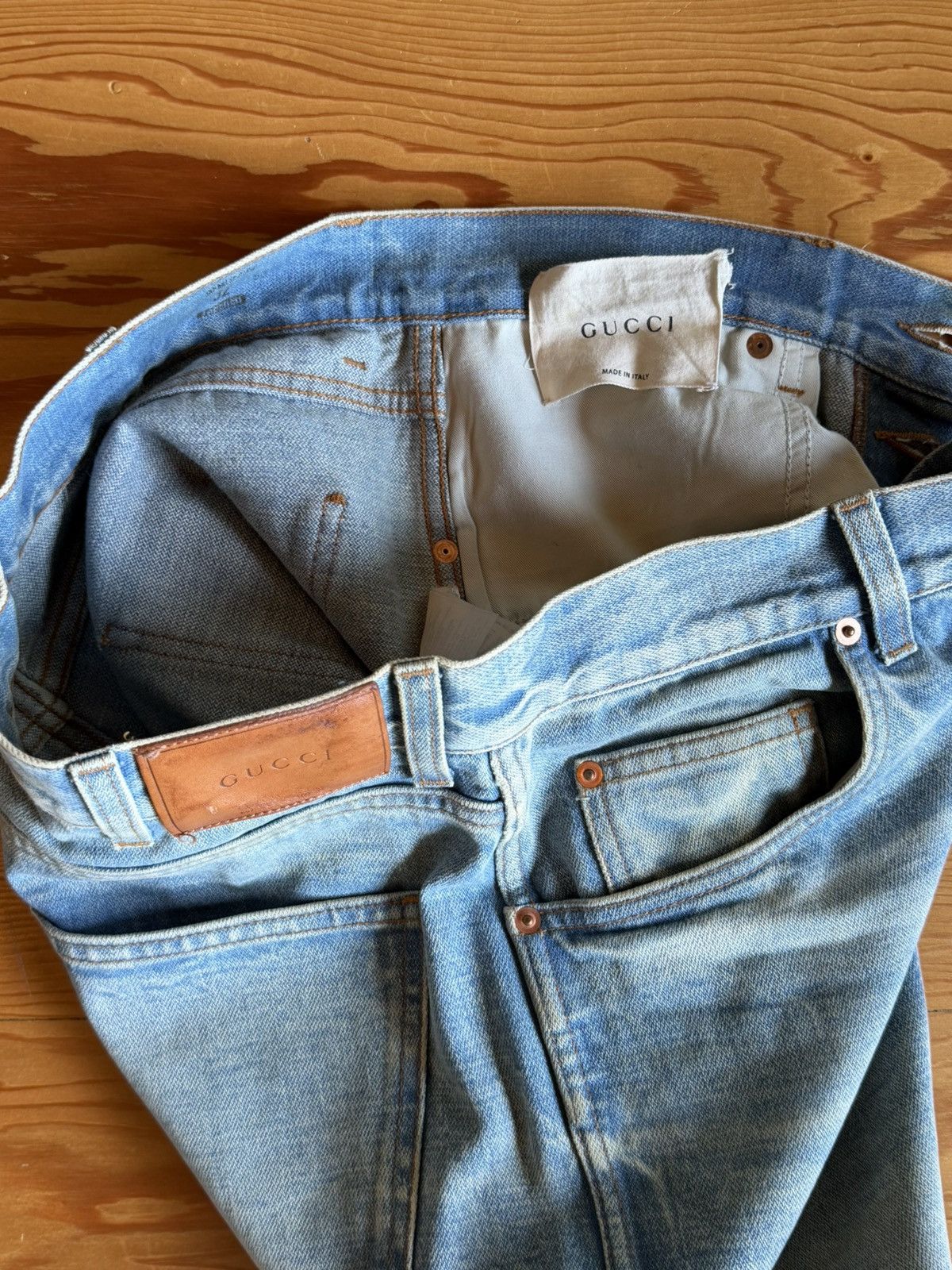 Gucci Gucci Bug Denim Size US 32 / EU 48 - 4 Thumbnail