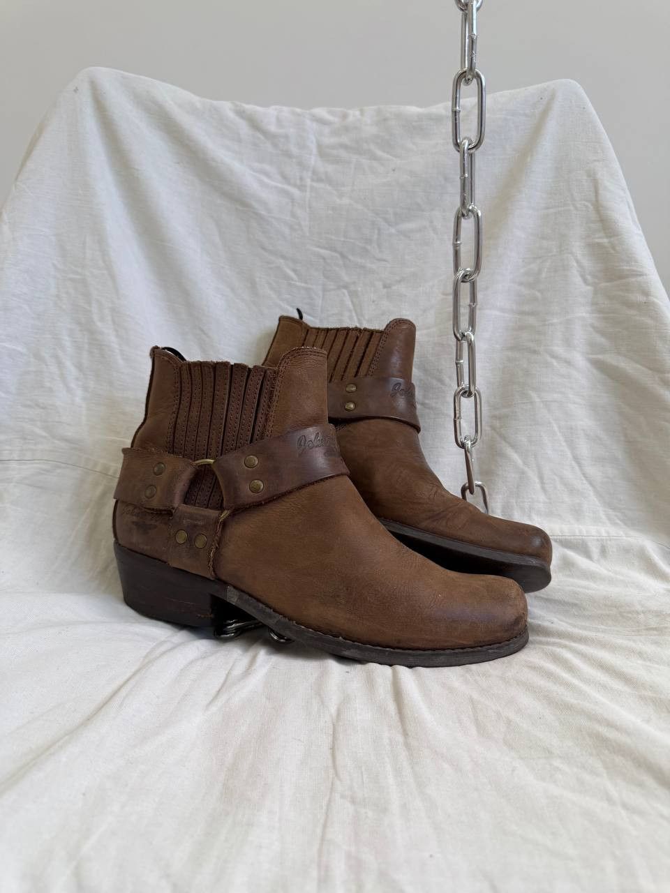 If Six Was Nine Ankle zipper guidi style boots y2k opium punk style 90s Size US 6.5 / IT 36.5 - 1 Thumbnail