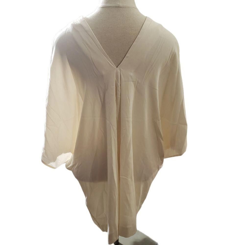 Faconnable CT1123a Faconnable Ladies Beige Blouse 100% Silk Size 46 Size M / US 6-8 / IT 42-44 - 3 Thumbnail