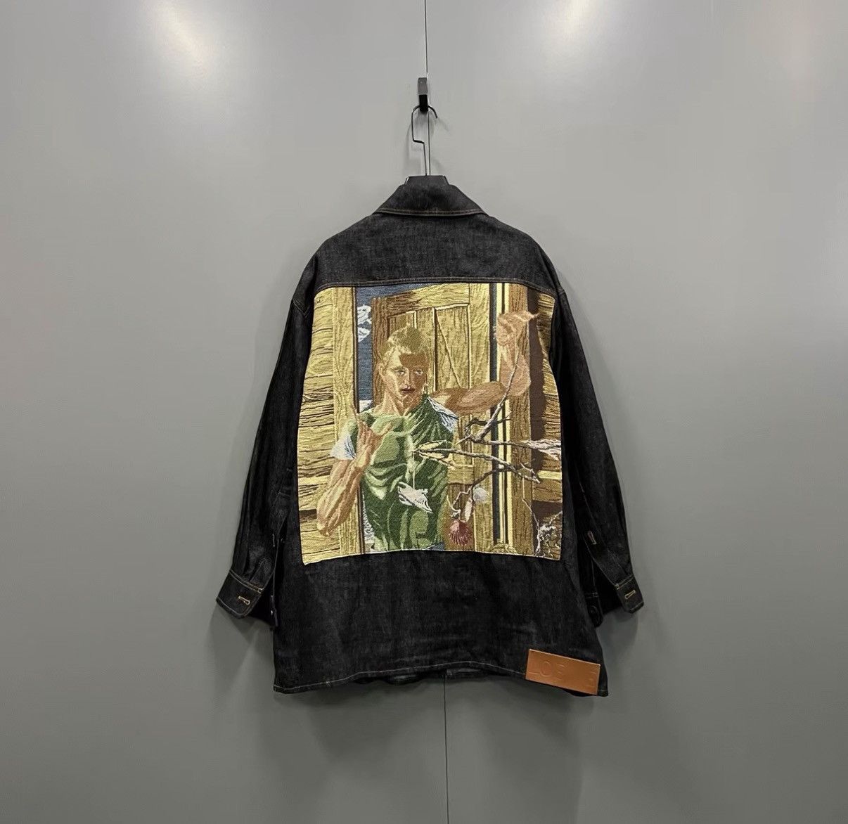Loewe LOEWE Heavy Embroidered Denim Jacket at Back J41 Size US L / EU 52-54 / 3 - 2 Thumbnail