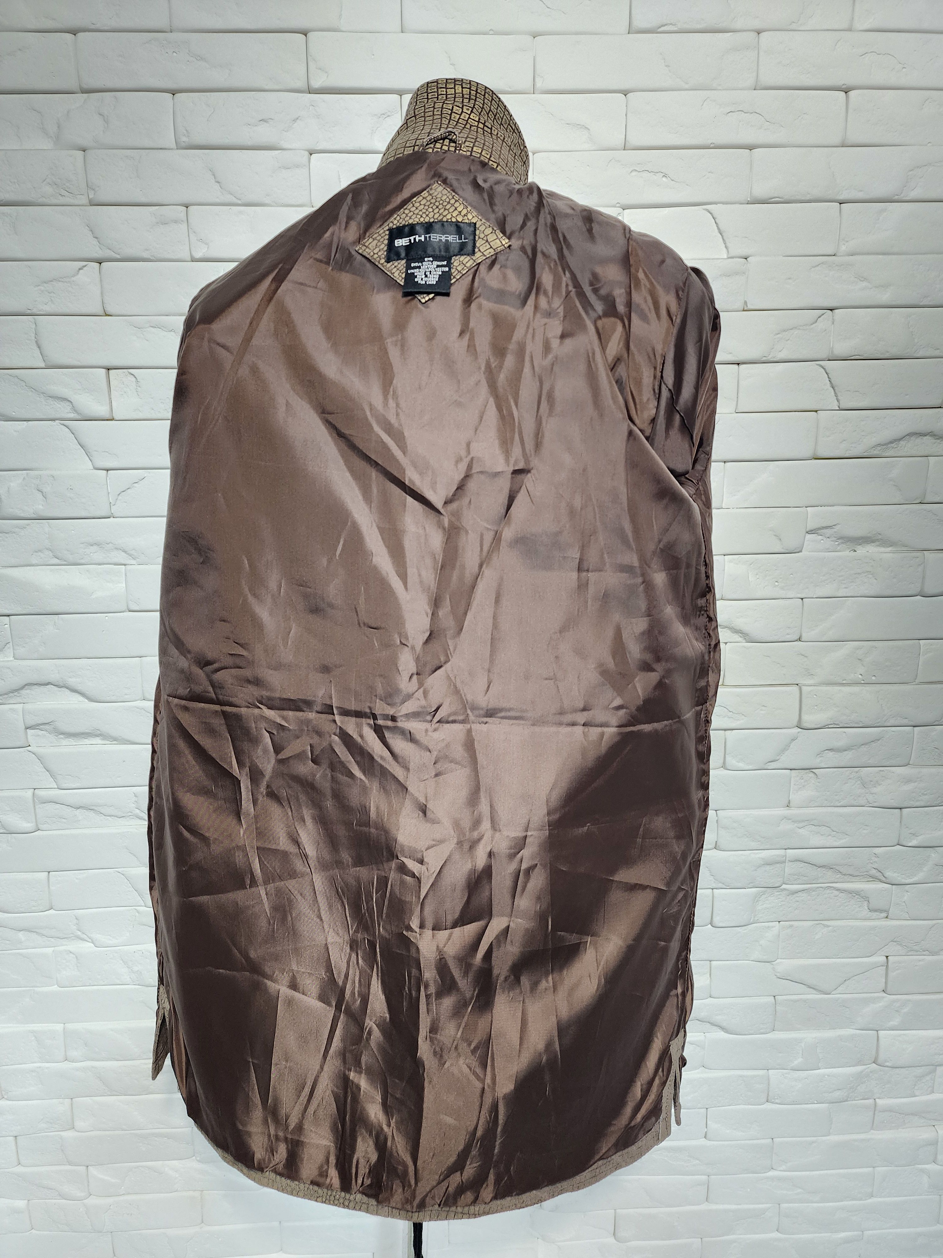 Genuine Leather Women's leather jacket in gold color. Size L / US 10 / IT 46 - 7 Thumbnail