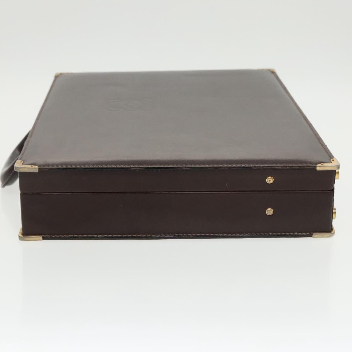 Loewe LOEWE Anagram Trunk Leather Brown Size ONE SIZE - 5 Thumbnail