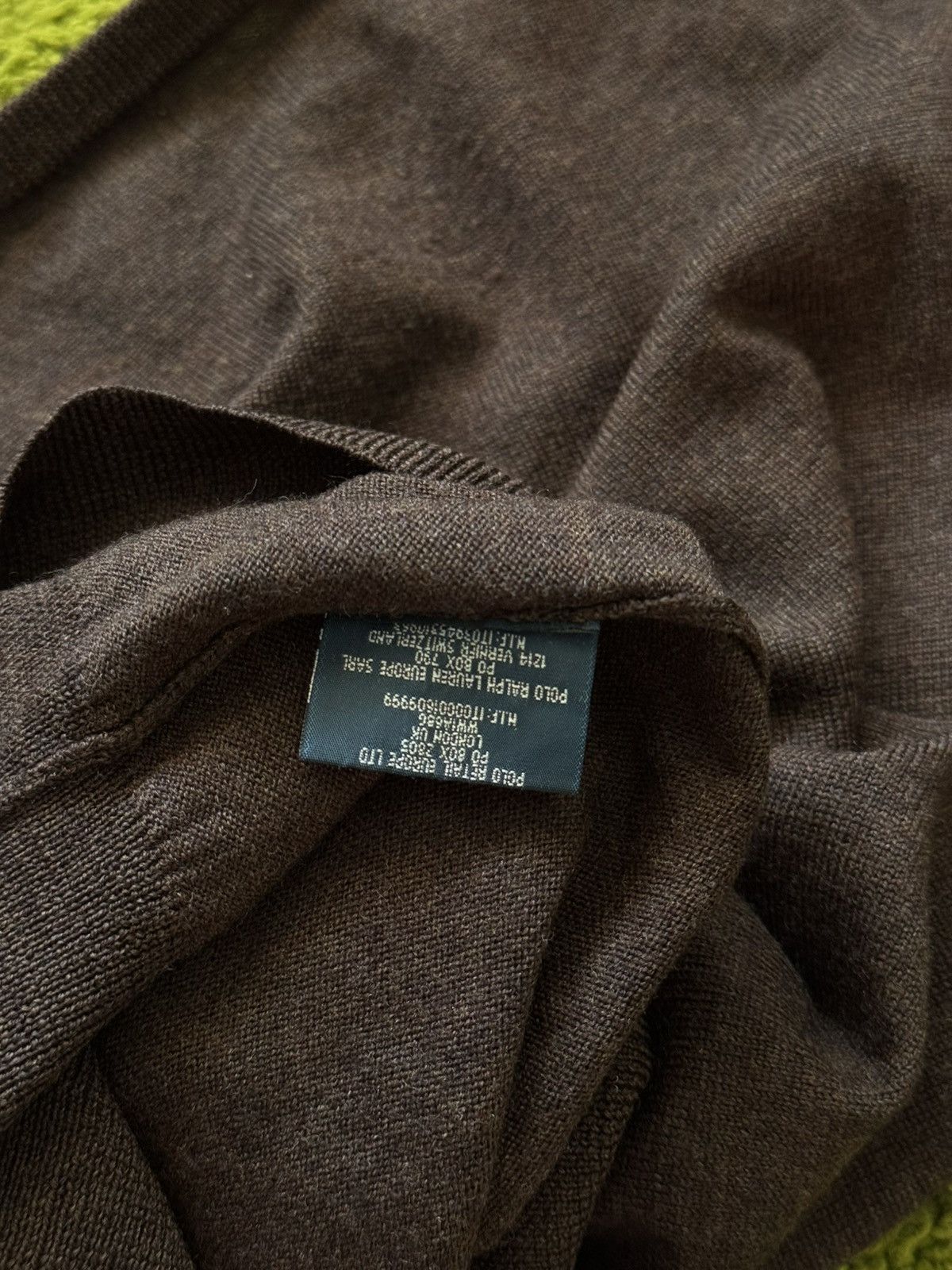Polo Ralph Lauren Polo Ralph Lauren 100% wool v-neck sweater Size US XXS / EU 40 - 6 Thumbnail