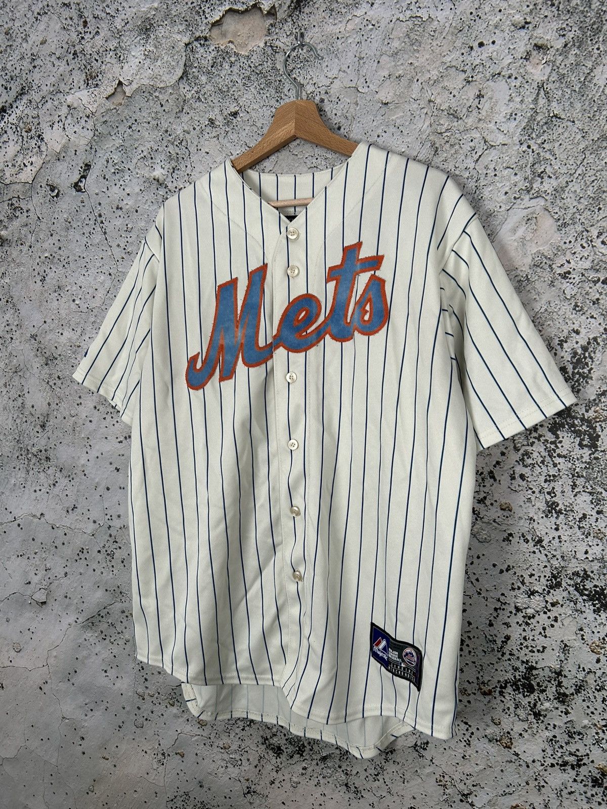MLB Vintage Majestic MLB New York Mets Sport Streetwear Rare 90s Size US L / EU 52-54 / 3 - 2 Thumbnail