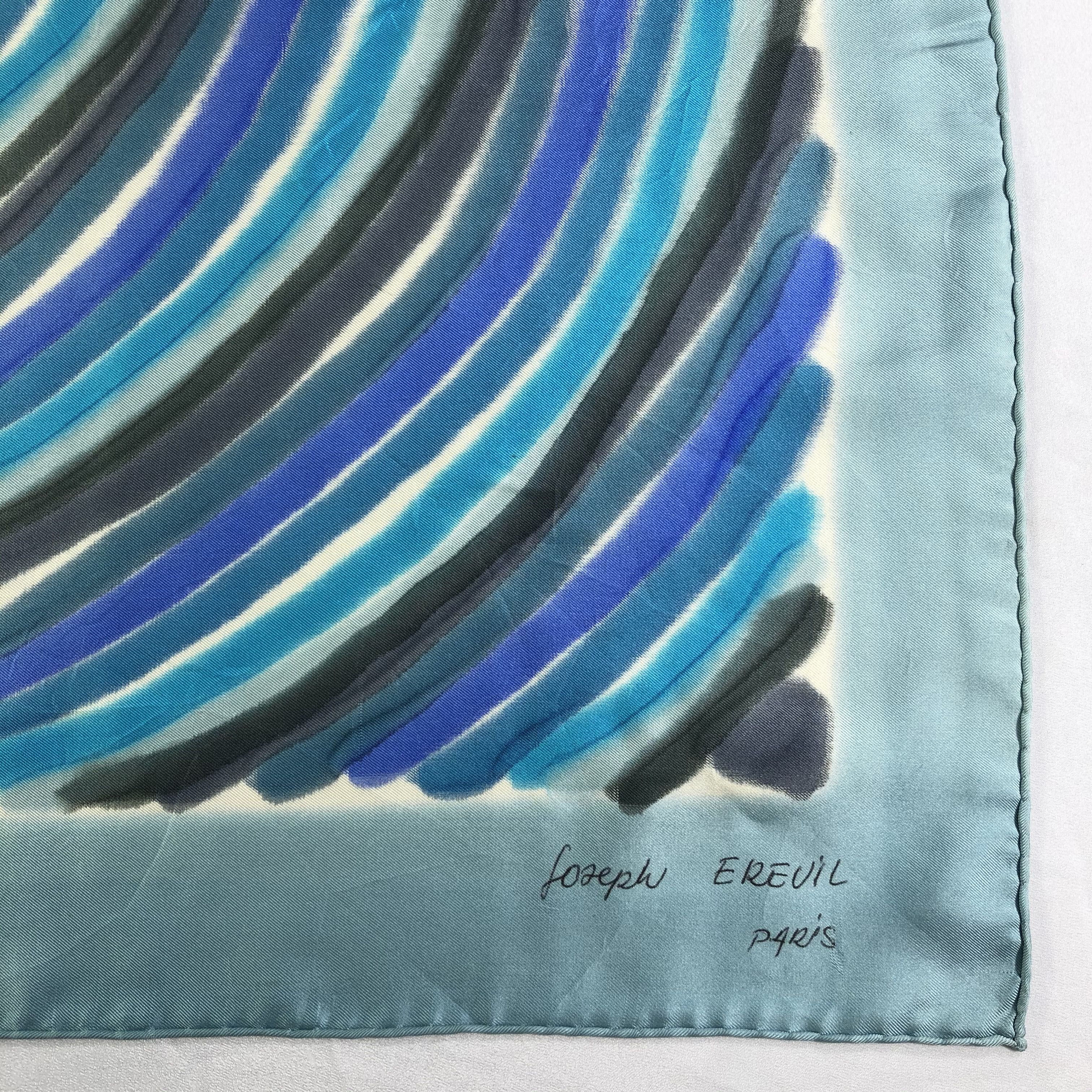 Vintage Vintage Foseph Erevil Silk Scarf Size ONE SIZE - 4 Thumbnail