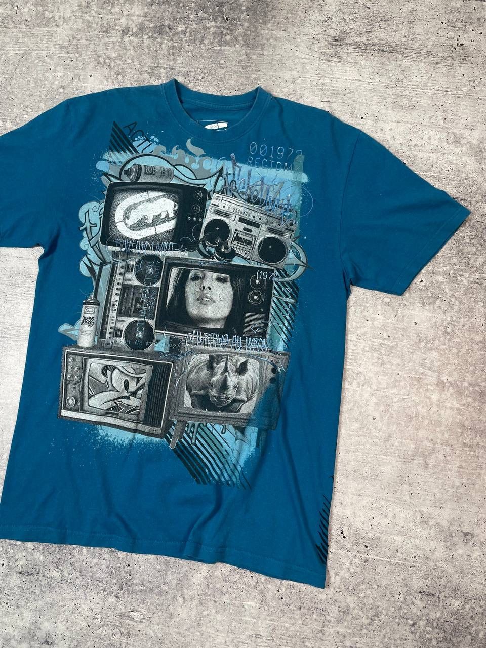Ecko Unltd. Vintage Ecko Unltd Graffiti Hip Hop Tee T-Shirt Y2K Size US L / EU 52-54 / 3 - 3 Thumbnail