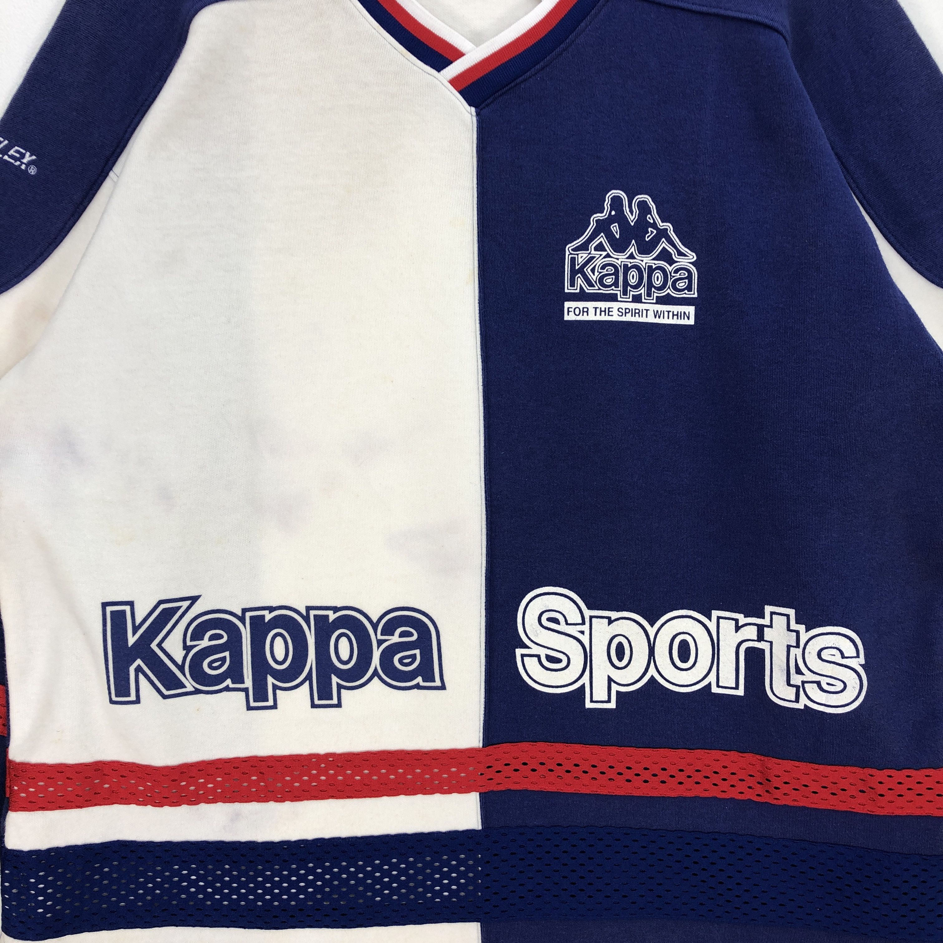 Kappa Vintage 90s Kappa Tshirt Kappa Jersey Polyester NHL Tees Size US L / EU 52-54 / 3 - 5 Thumbnail