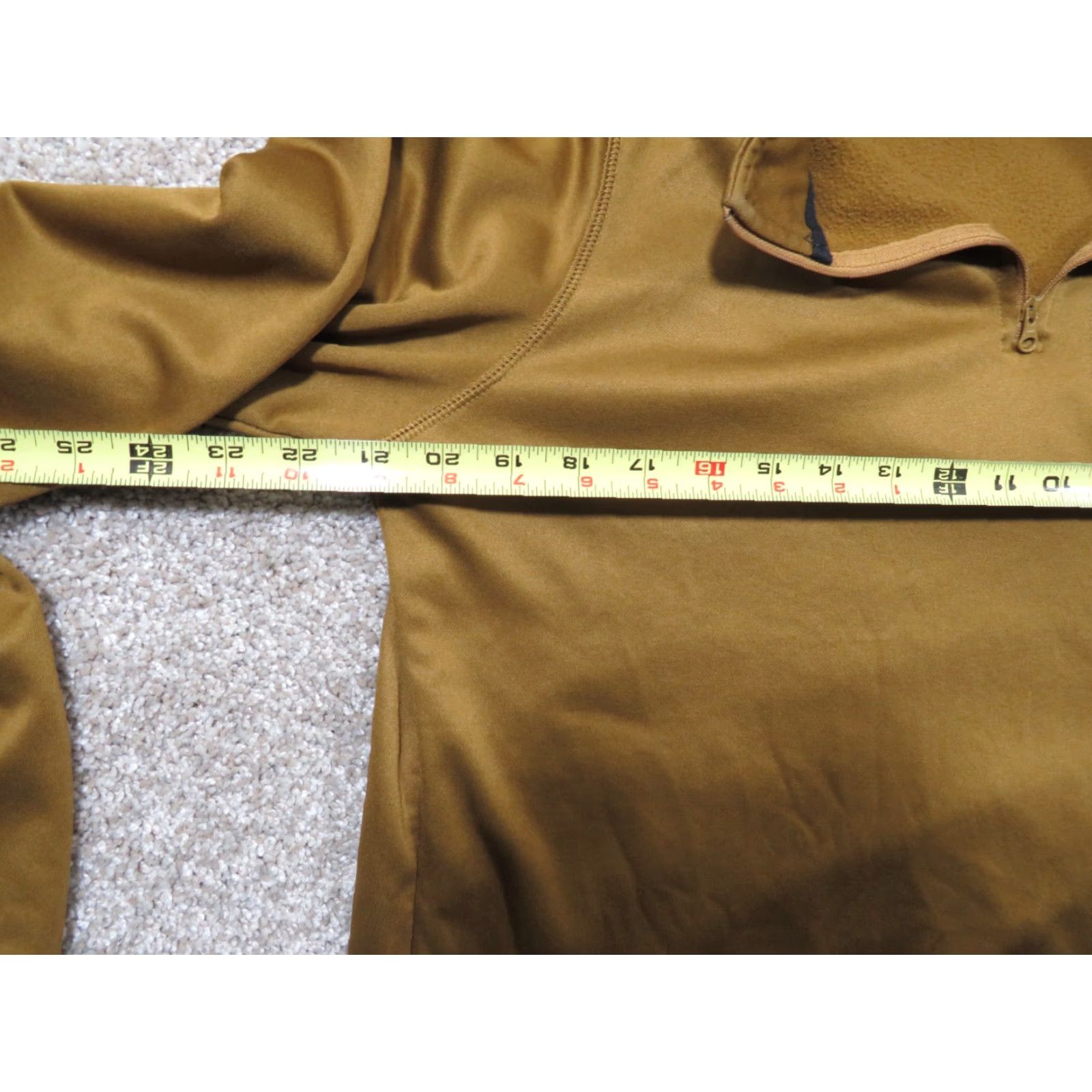 Vintage Browning 1/4 Zip Pullover Men's M Gold/Brown Casual Sportswear Shooting Clay Gun Shirt Size US M / EU 48-50 / 2 - 6 Thumbnail