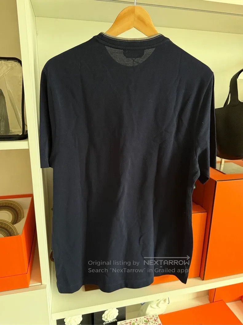 Hermes Hermes Men's T-shirt with a small H pocket on the chest, b Size US L / EU 52-54 / 3 - 2 Thumbnail