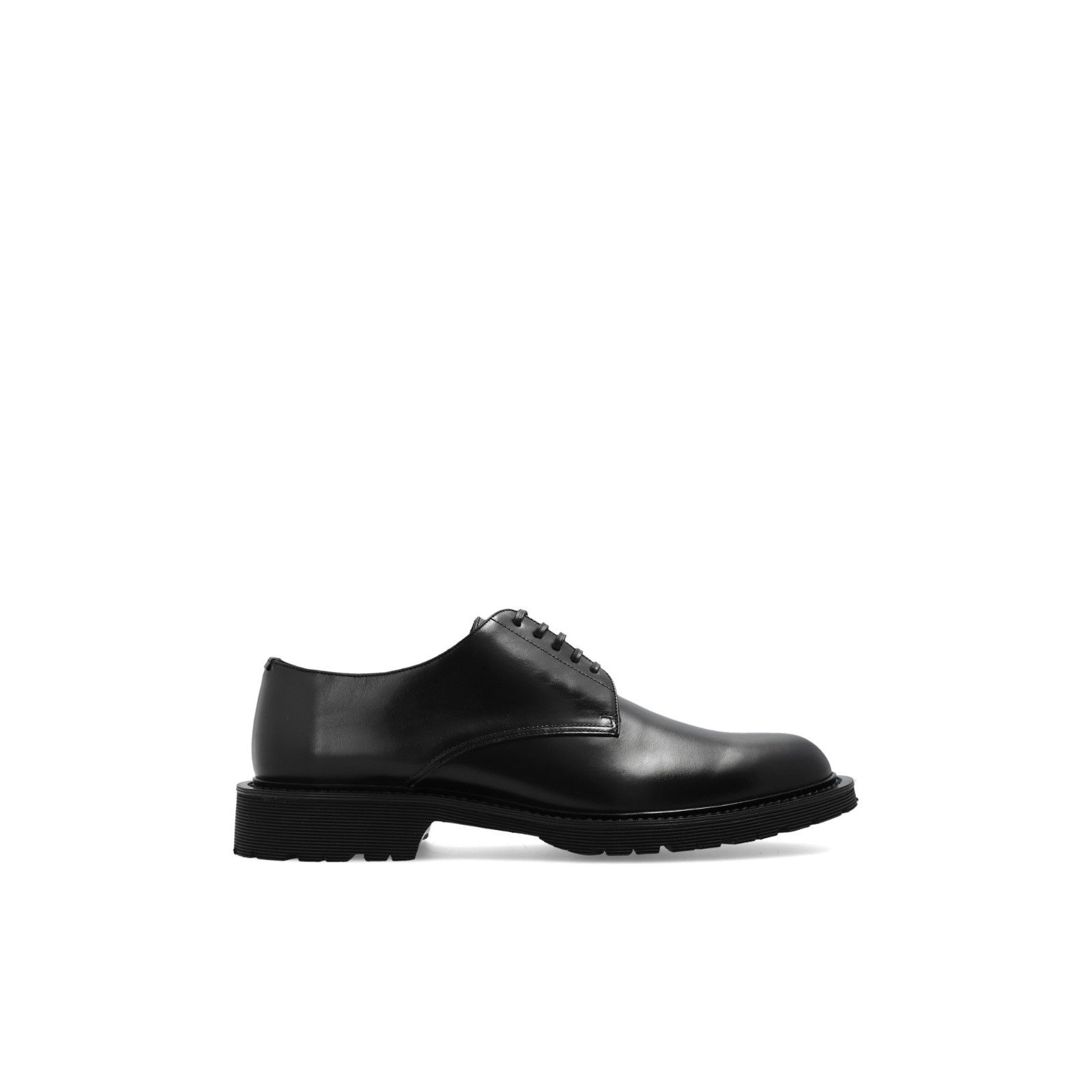 SAINT LAURENT Army Black Derby Shoes New & Authentic (Men's