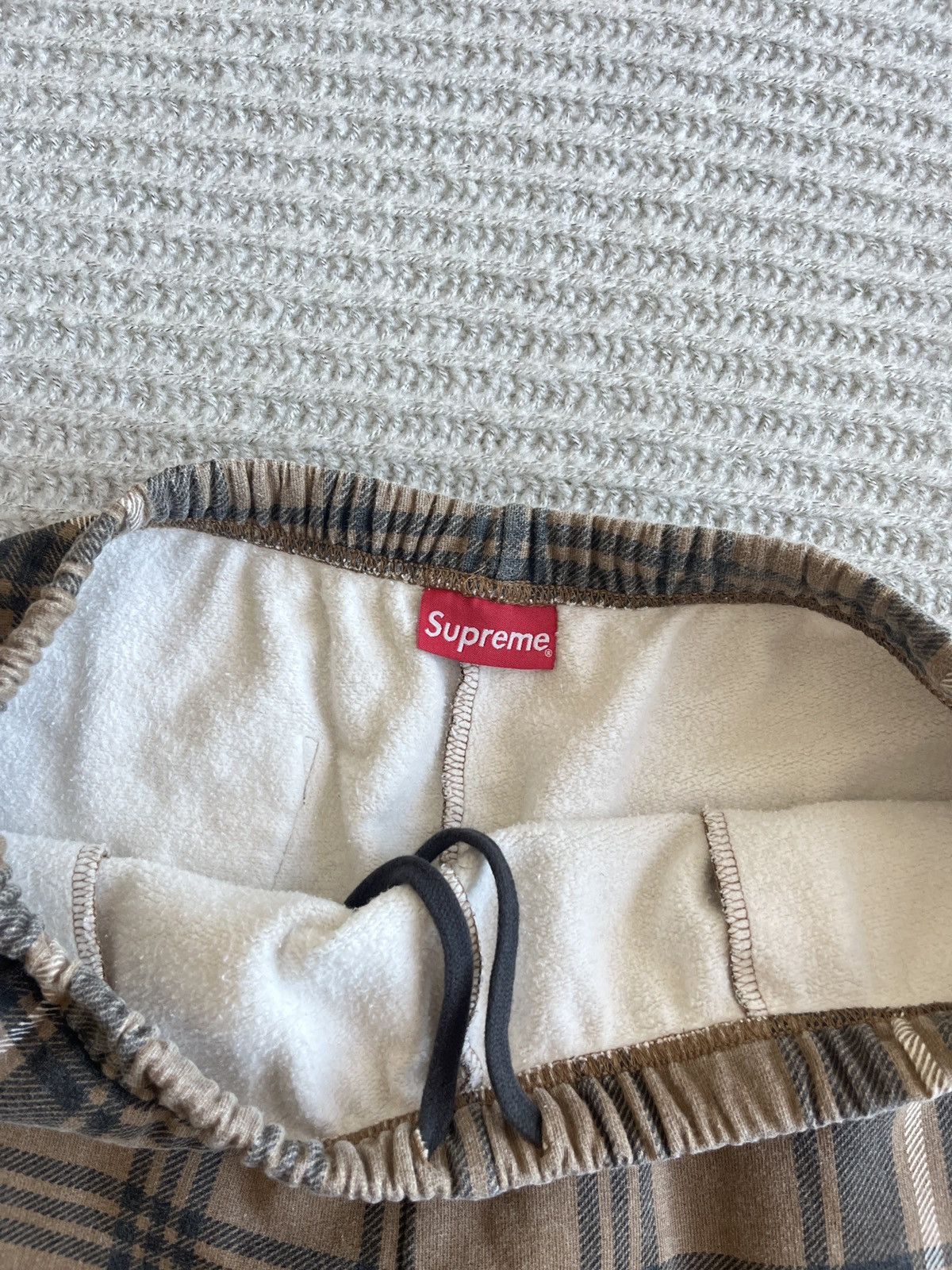 Supreme Supreme Plaid Sweatshorts SS21 Size US 32 / EU 48 - 6 Thumbnail