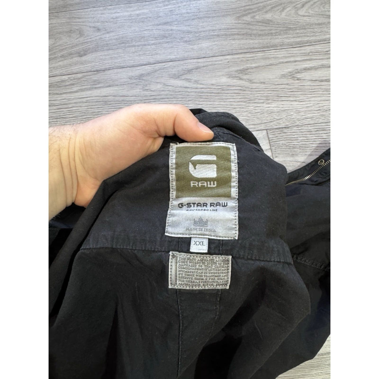 G-Star G-Star RAW Zip Front Snap Button Overshirt Shirt Black XXL Men’s Long Sleeve Regular Size Slim/Regular Fit (If needed, adjust to include Mens) Size US XXL / EU 58 / 5 - 4 Thumbnail