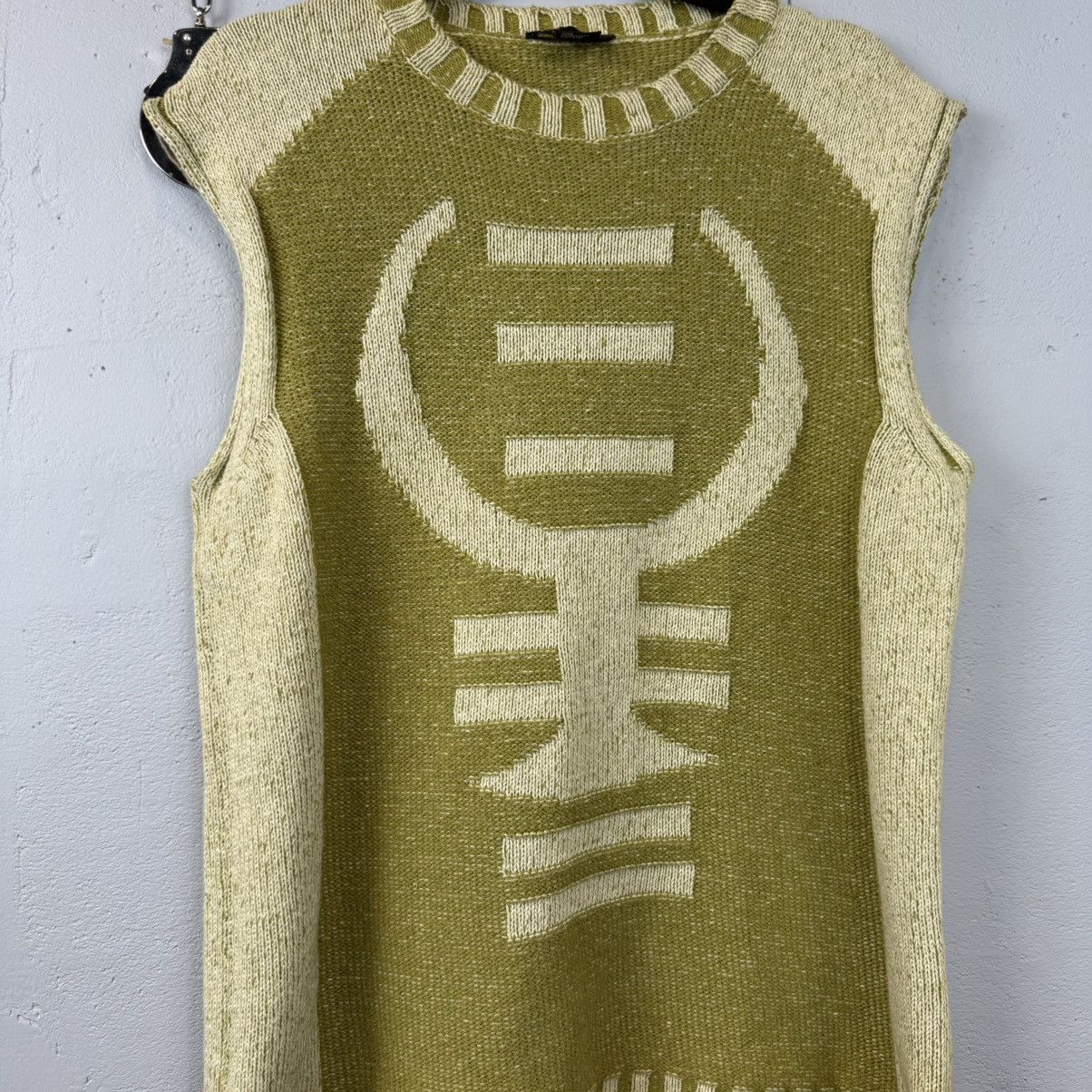 Diesel Vintage Avant Garde Diesel Aztec Vest Sweater Size US L / EU 52-54 / 3 - 5 Thumbnail