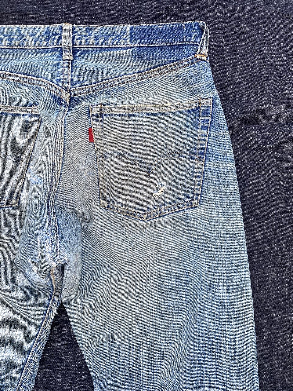 Levi's Vintage 70s Levis 501 Redline #6 Selvedge Jeans Single Size US 32 / EU 48 - 8 Thumbnail