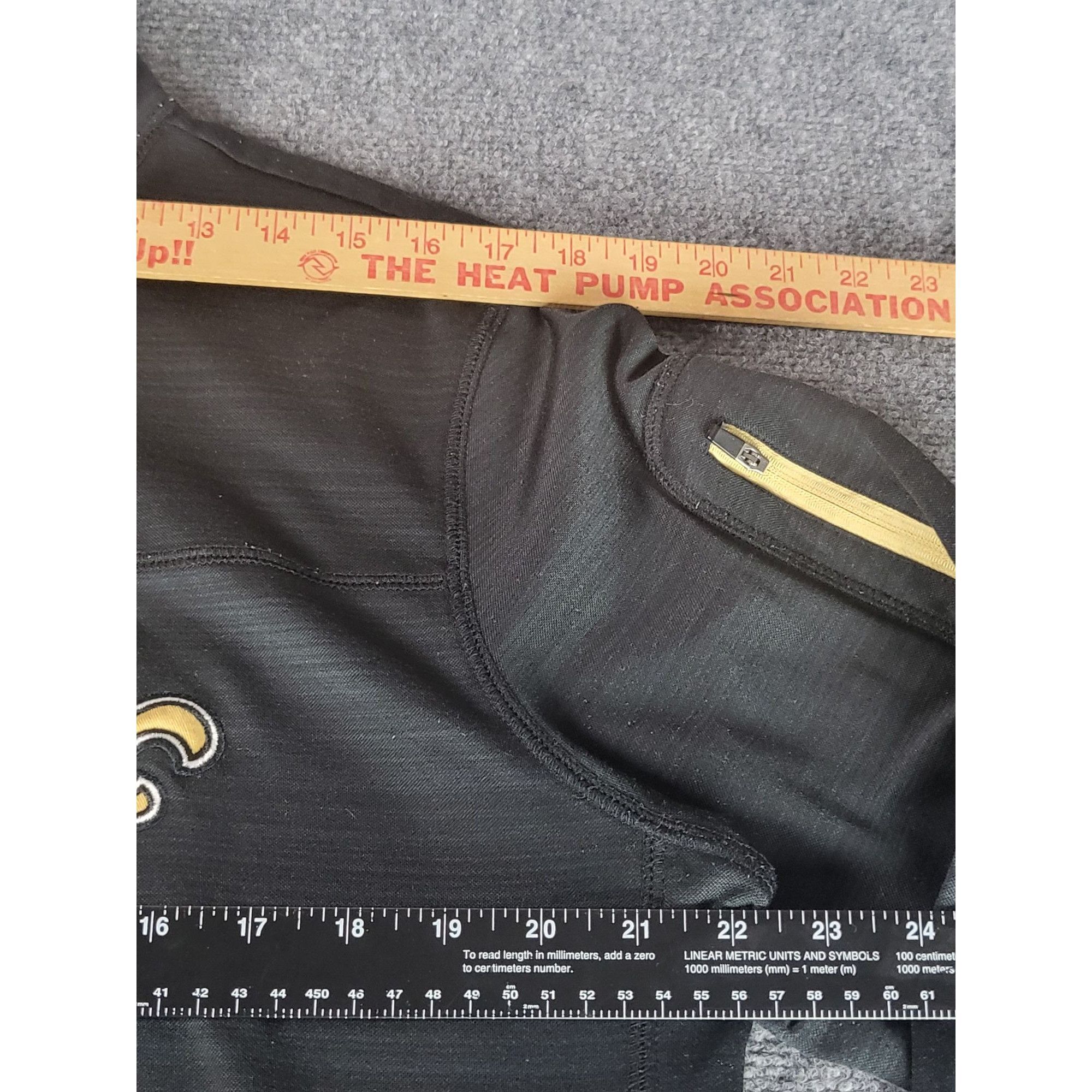 NFL New Orleans Saints Pullover Men Sz L Black Gold NFL Football Size US L / EU 52-54 / 3 - 4 Thumbnail