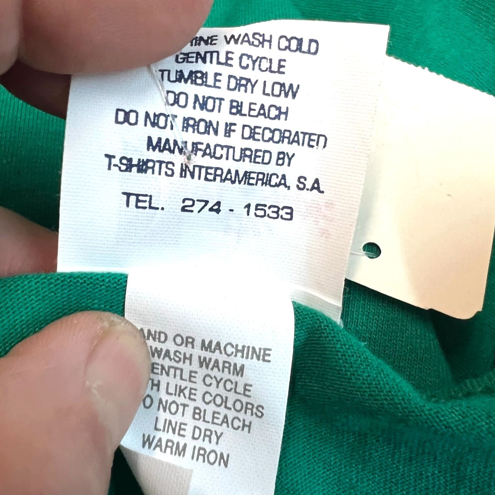 Vintage Carnaval Graphic Tank Top Men Size L Green Fun Ship Theme Size US L / EU 52-54 / 3 - 5 Thumbnail