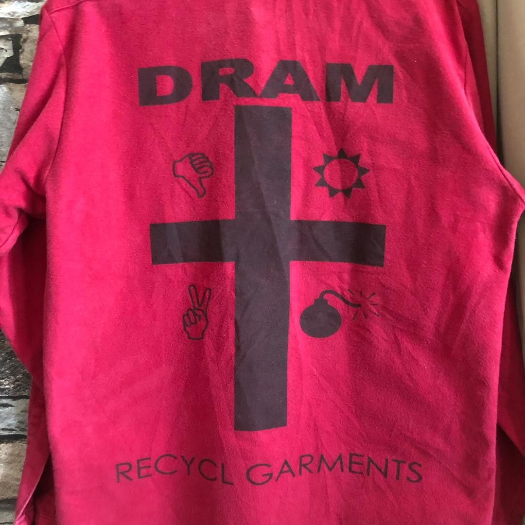 L.L. Bean Vintage LL Bean Chamois Shirt Red DRAM Graphic Workwear Size US M / EU 48-50 / 2 - 6 Thumbnail