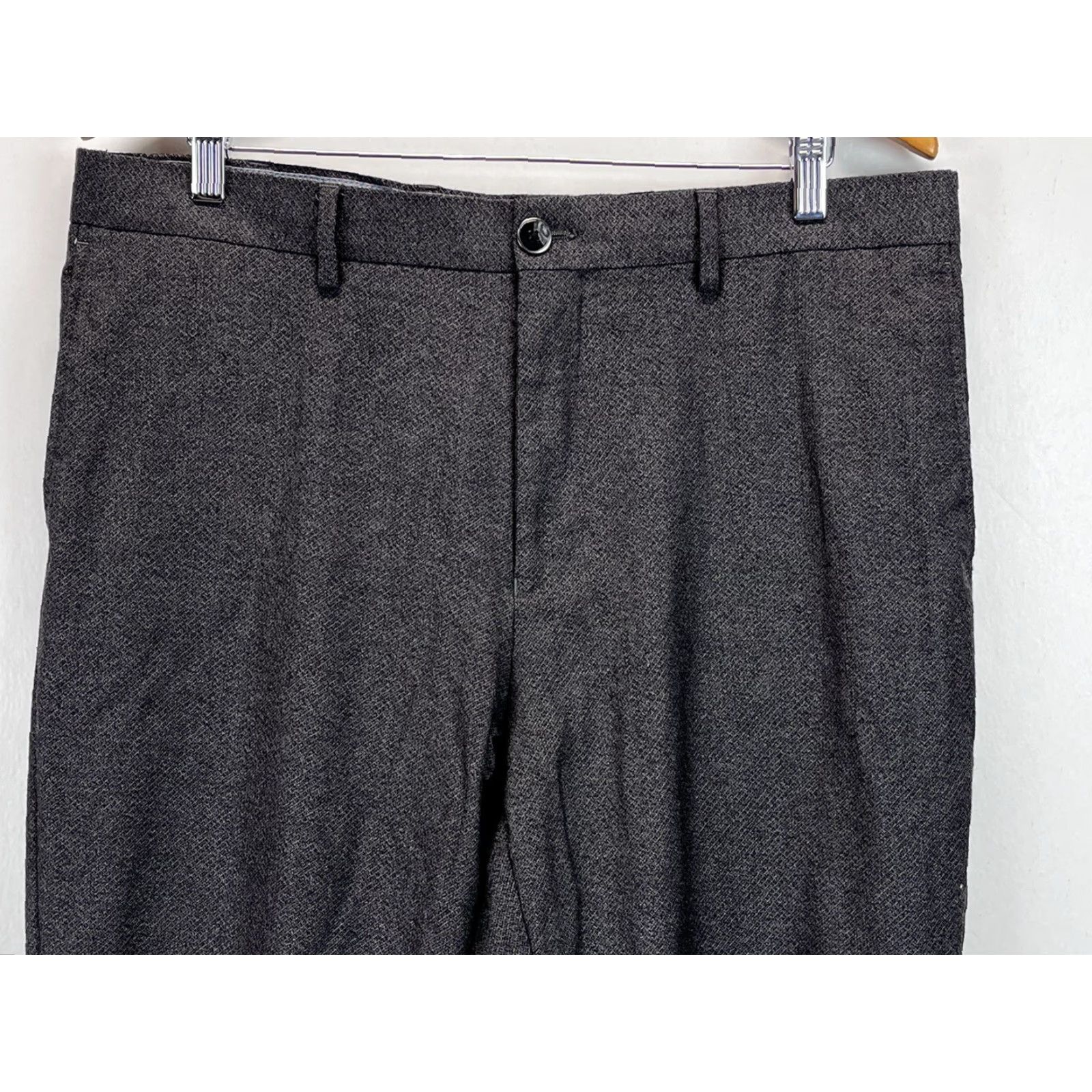 Hart Schaffner Marx VINTAGE Hart Schaffner Marx Pants Dress Pants 100% Wool Mens 36x30 Gray VGUC Mens Size US 36 / EU 52 - 2 Thumbnail
