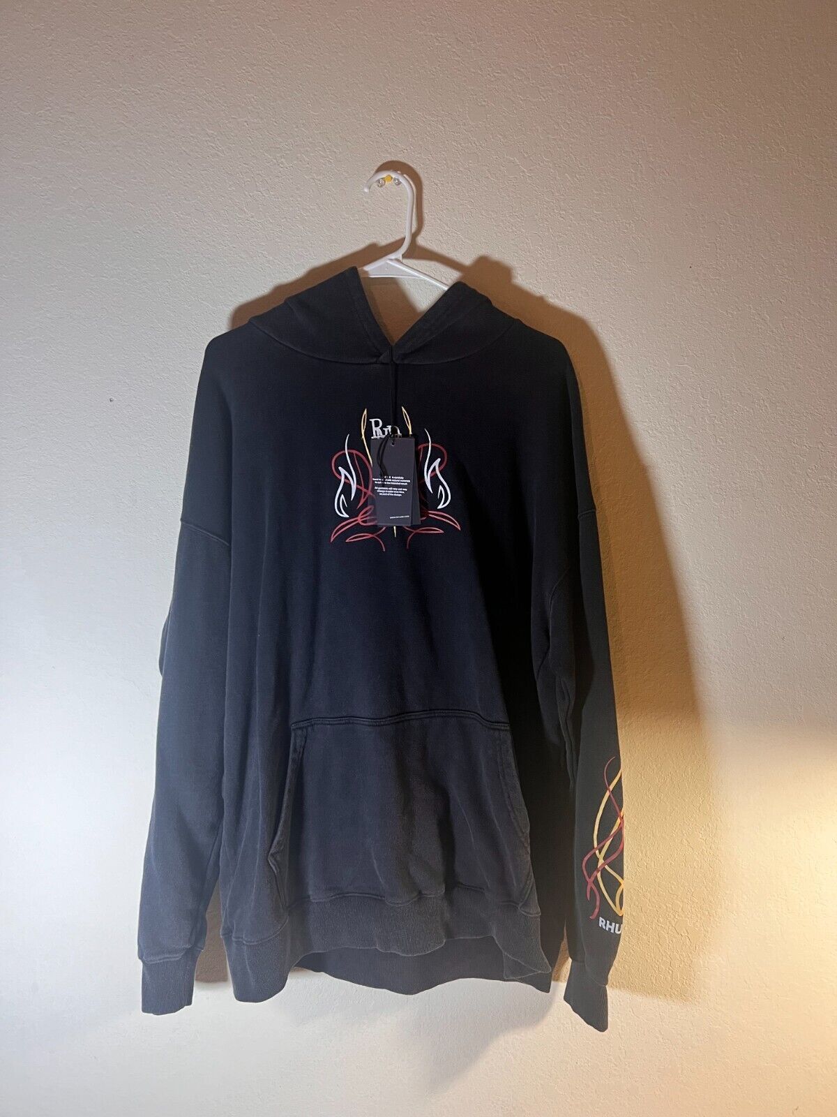 Rhude Rhude Hot Rod Hoodie Black S Size US S / EU 44-46 / 1 - 1 Thumbnail