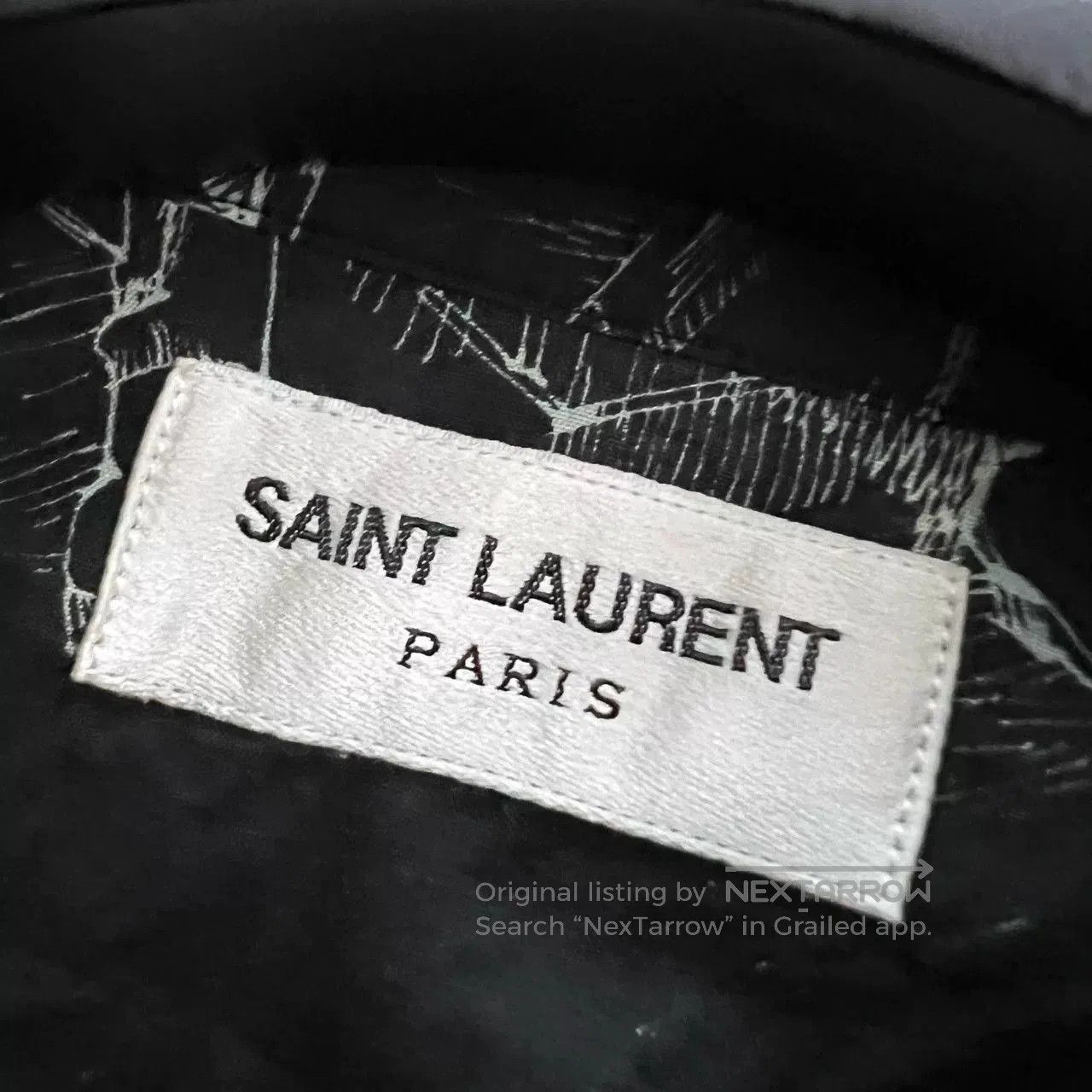 Saint Laurent Paris Saint Laurent Skull Party Print Shirt. Size US M / EU 48-50 / 2 - 3 Thumbnail