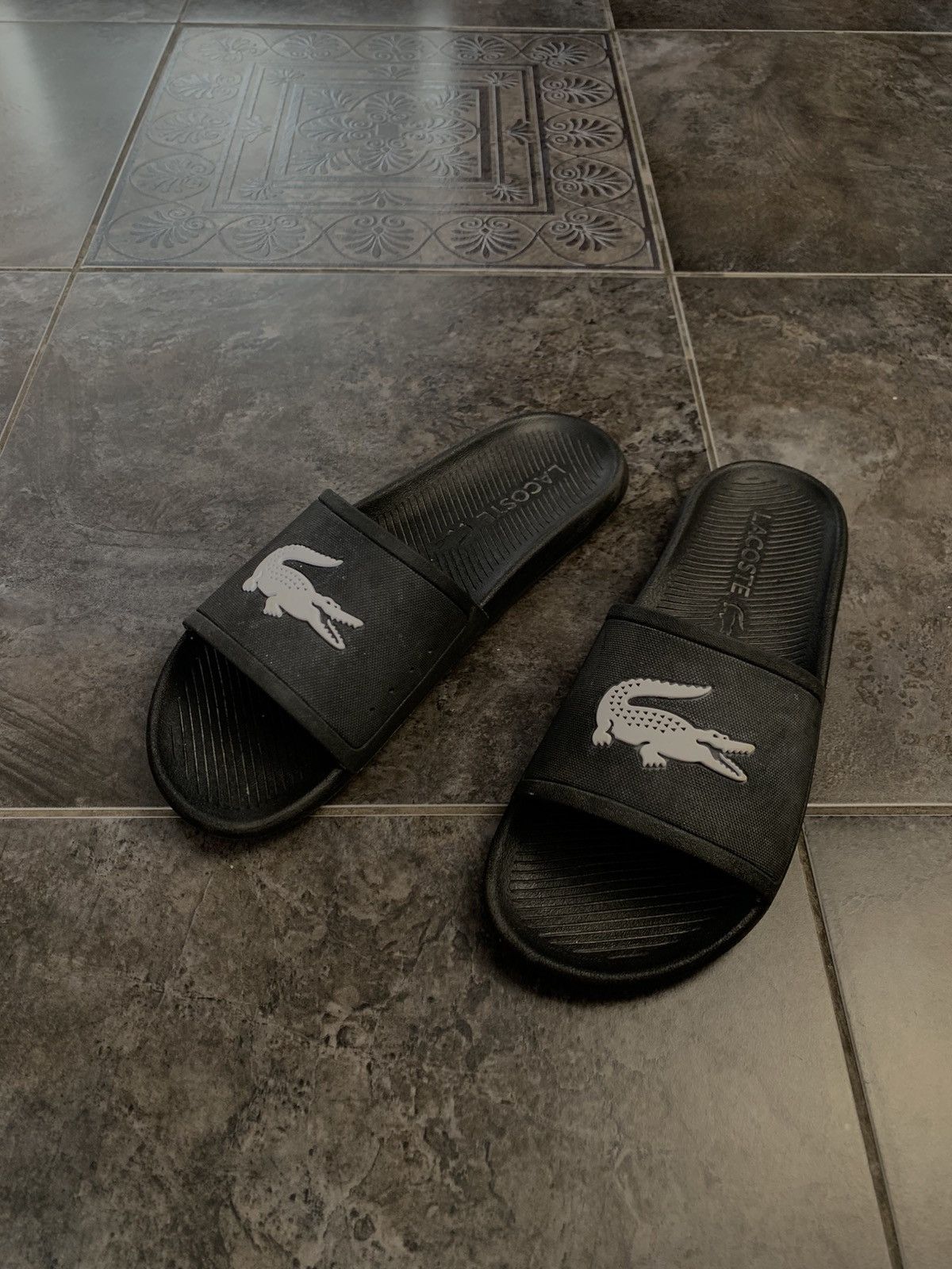 Lacoste Lacoste Flip flops black Size US 11.5 / EU 44-45 - 1 Thumbnail