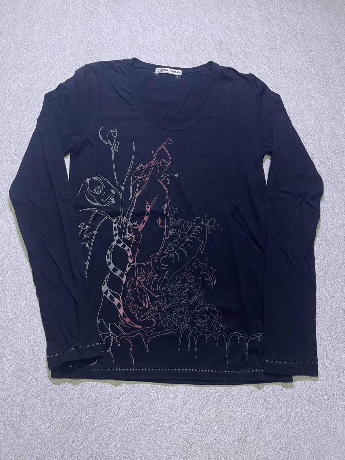 Japanese Brand TSUMORI CHISATO long sleeve tshirt Size US S / EU 44-46 / 1 - 1 Thumbnail