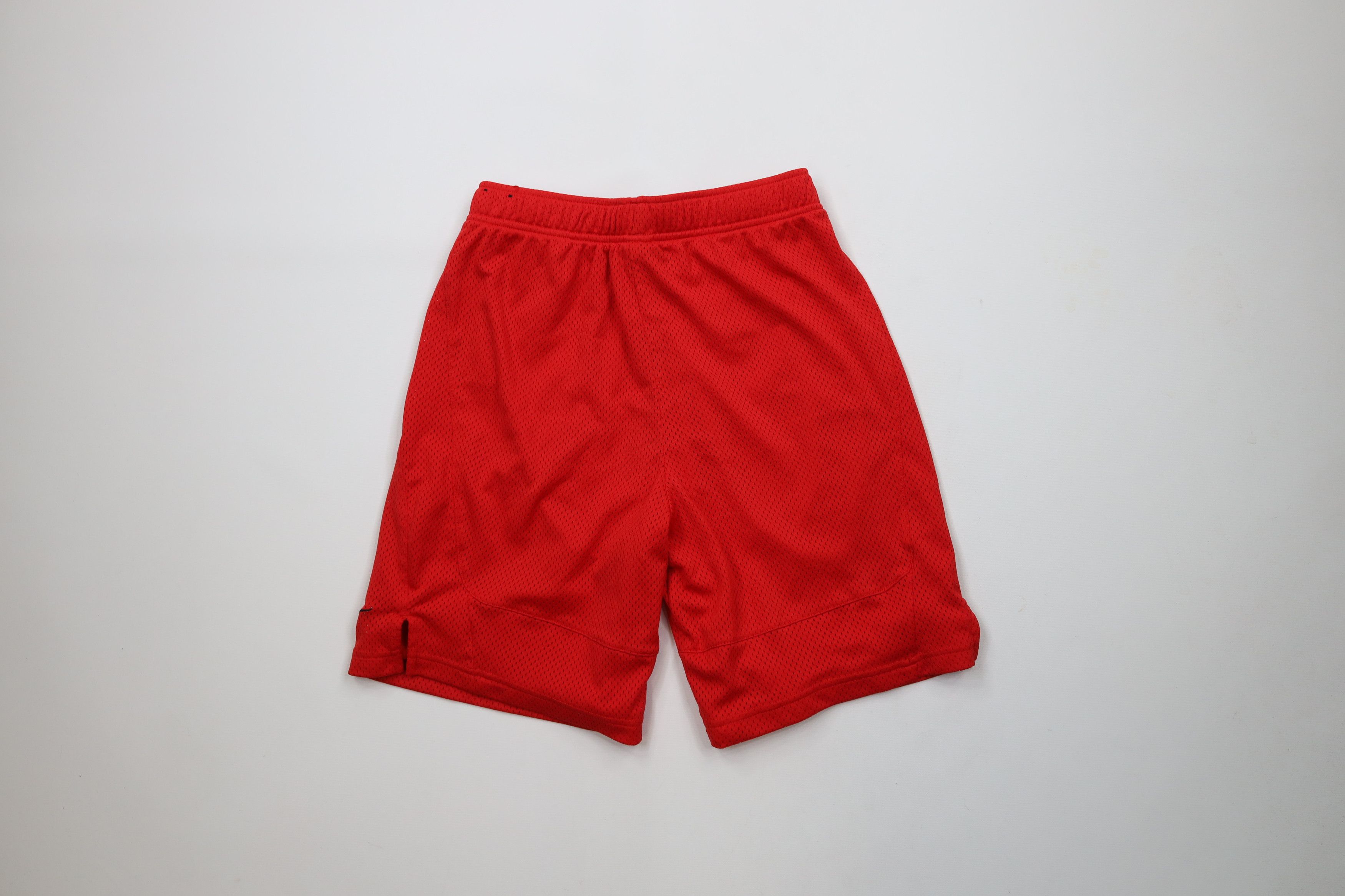 Nike × Vintage Vintage Y2K Nike Mini Swoosh Above Knee Mesh Shorts Red Size US 30 / EU 46 - 10 Thumbnail