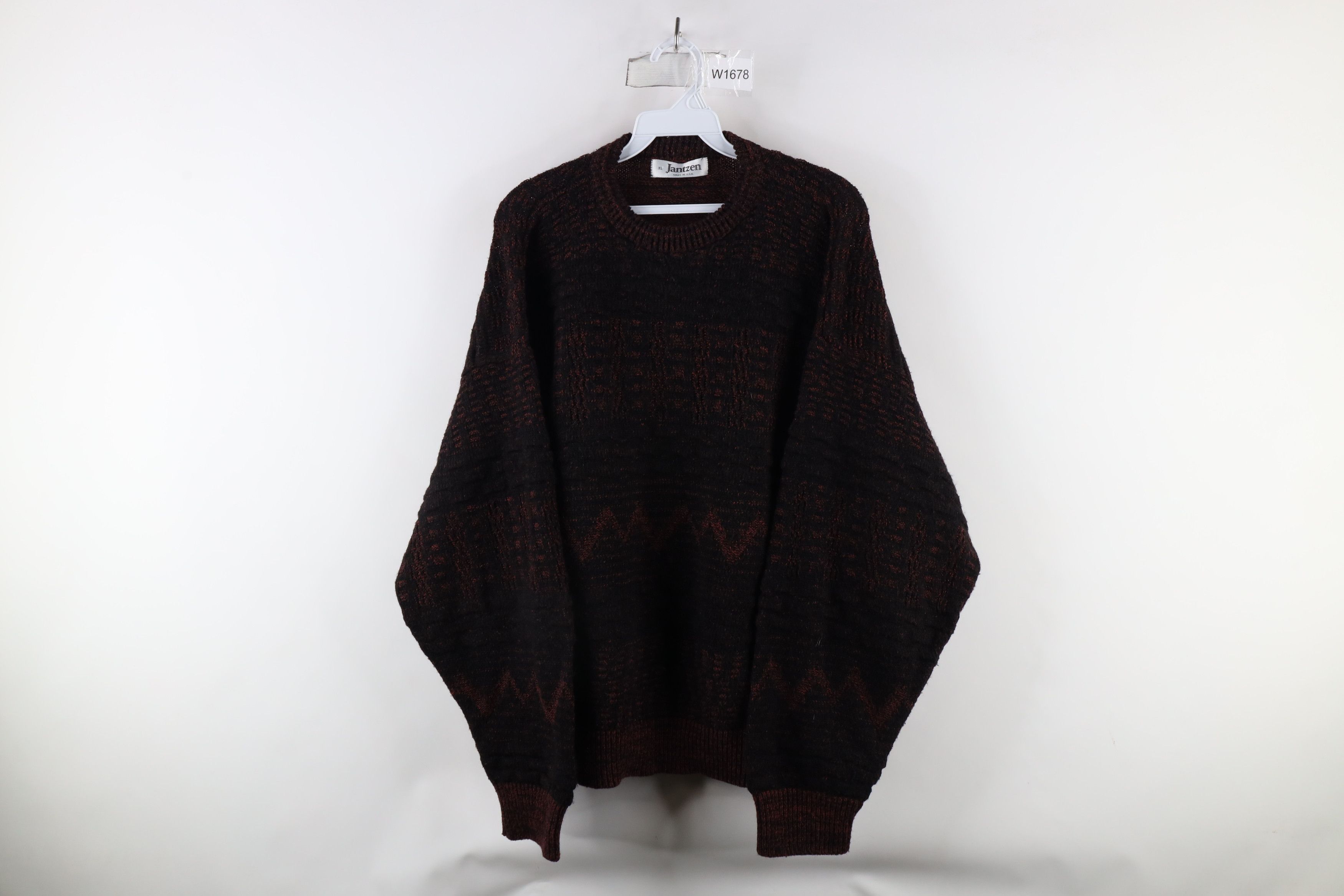 Vintage Vintage 90s Coogi Style Chunky Knit Cosby Dad Sweater USA Size US XL / EU 56 / 4 - 1 Thumbnail
