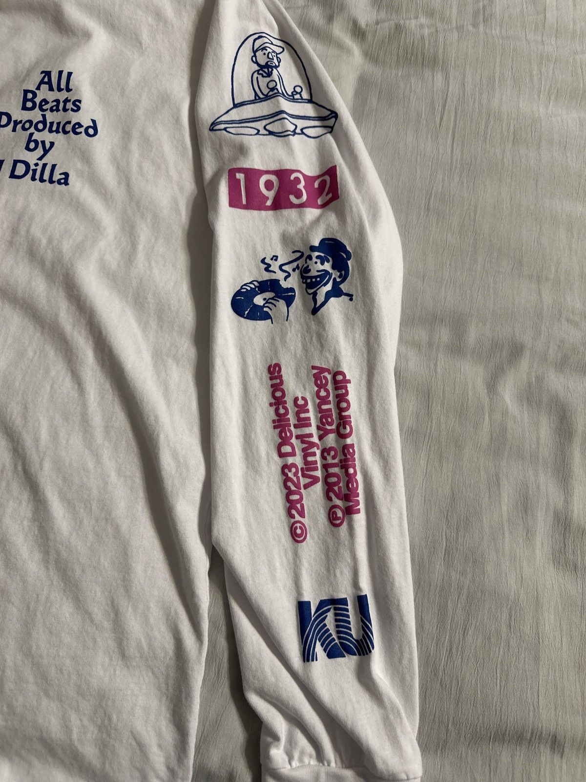 Delicious Vinyl J Dilla (Jay Dee) KU x Delicious Vinyl Long Sleeve Size US M / EU 48-50 / 2 - 3 Thumbnail