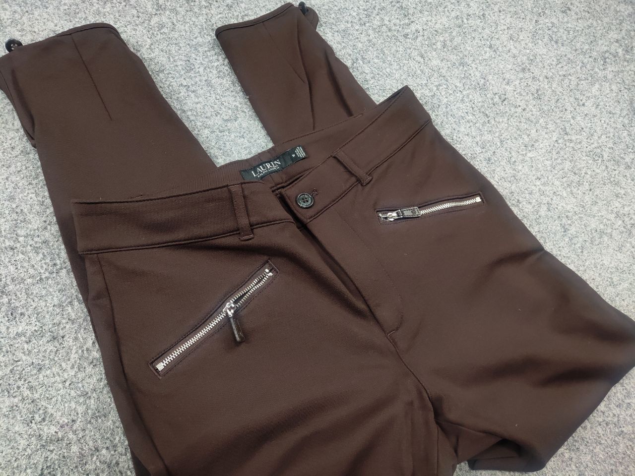 Polo Ralph Lauren Lauren Ralph Lauren Knee Patch Ponte Equestrian Riding Pants Size 29" - 11 Thumbnail