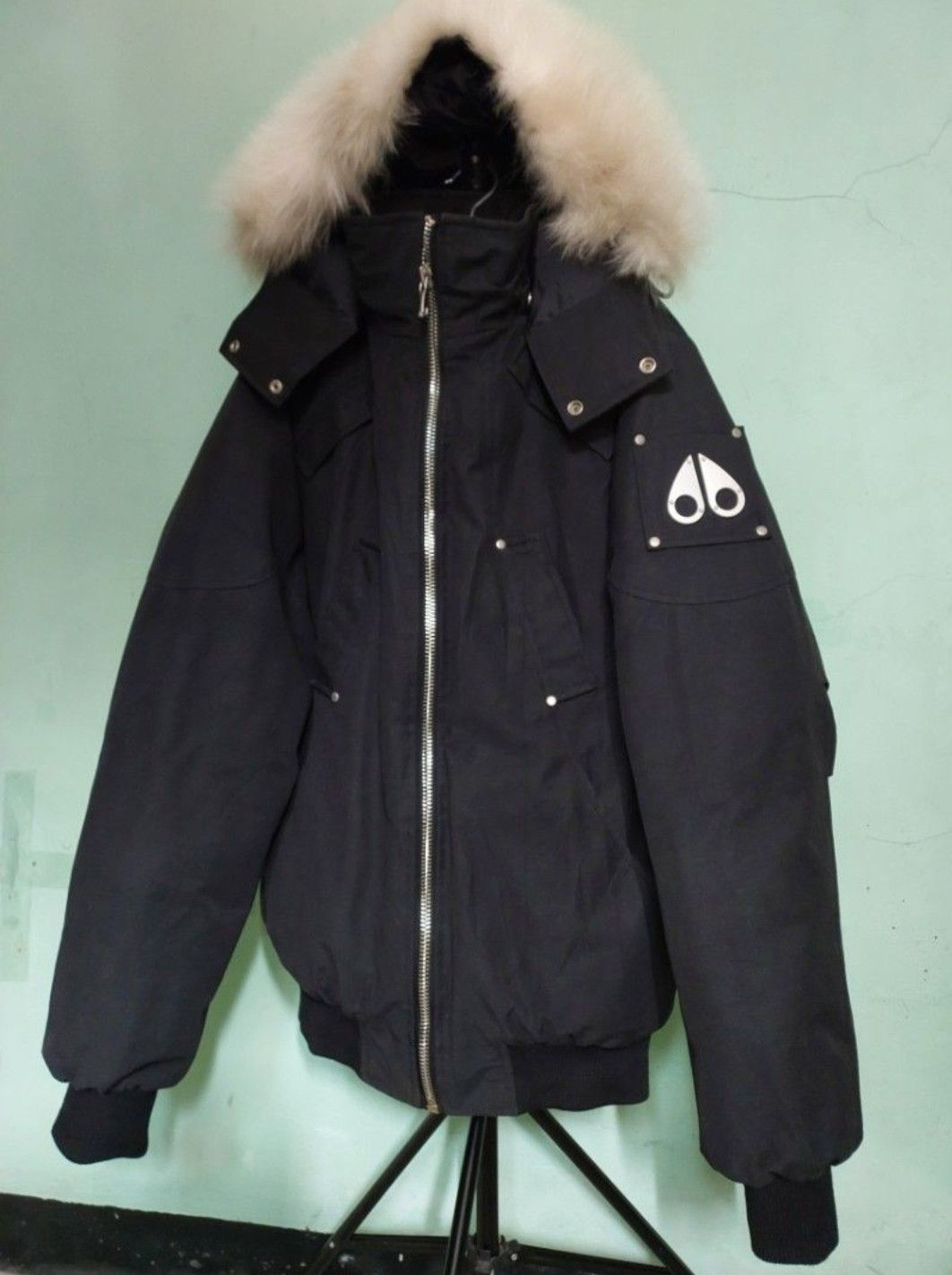 Moose Knuckles Moose Knuckles Bomber fur Jacket Size US XL / EU 56 / 4 - 1 Thumbnail