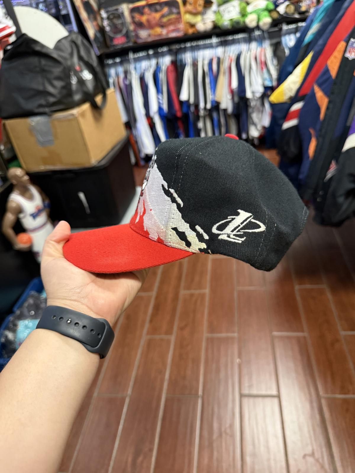 Logo Athletic 90's Vintage Chicago Bulls Splash Snapback Hat Size ONE SIZE - 2 Thumbnail