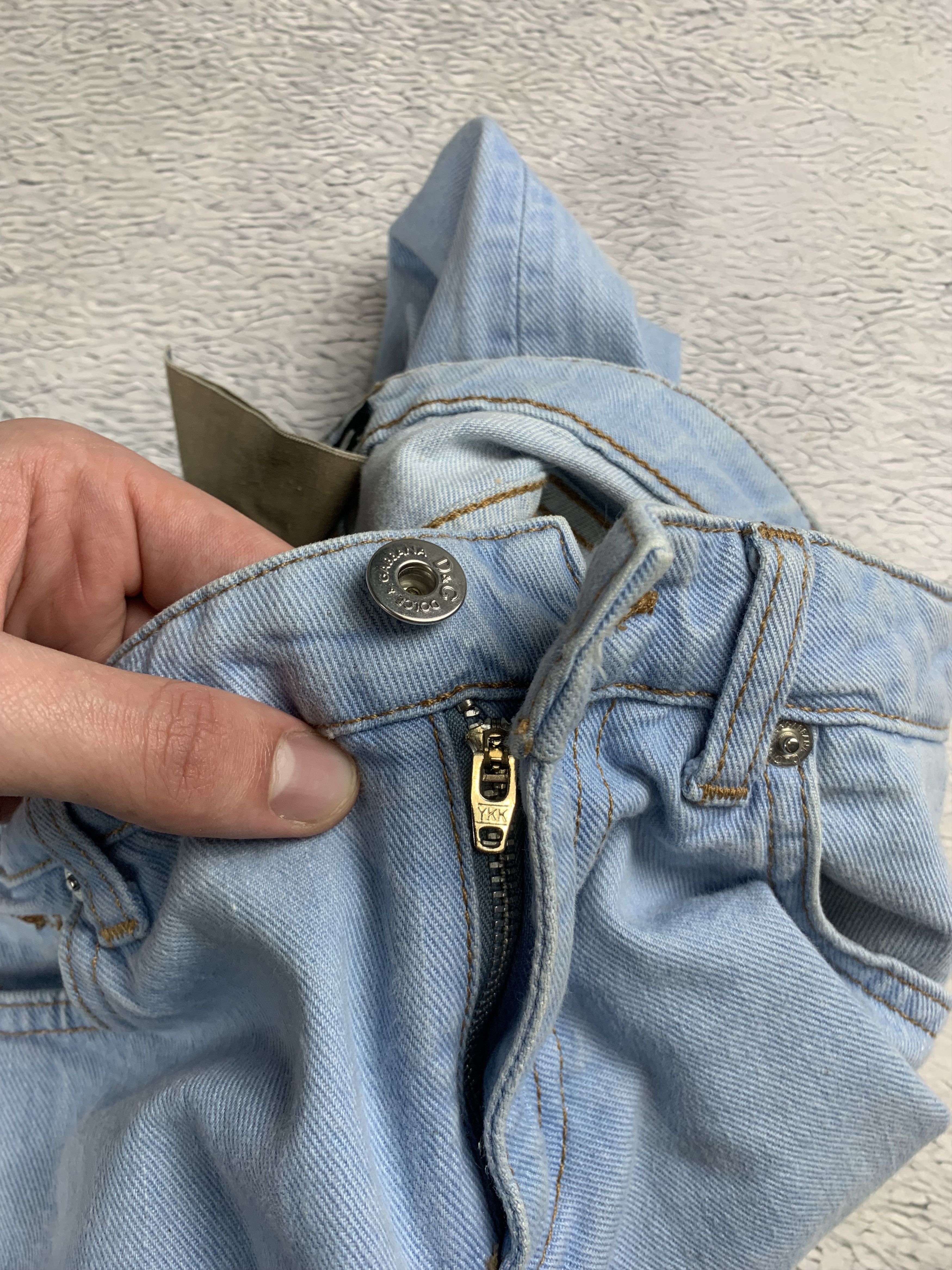 Dolce & Gabbana × Vintage Vintage Dolce & Gabbana jeans Big logo Oldmoney Luxury Size 26" / US 2 / IT 38 - 10 Thumbnail