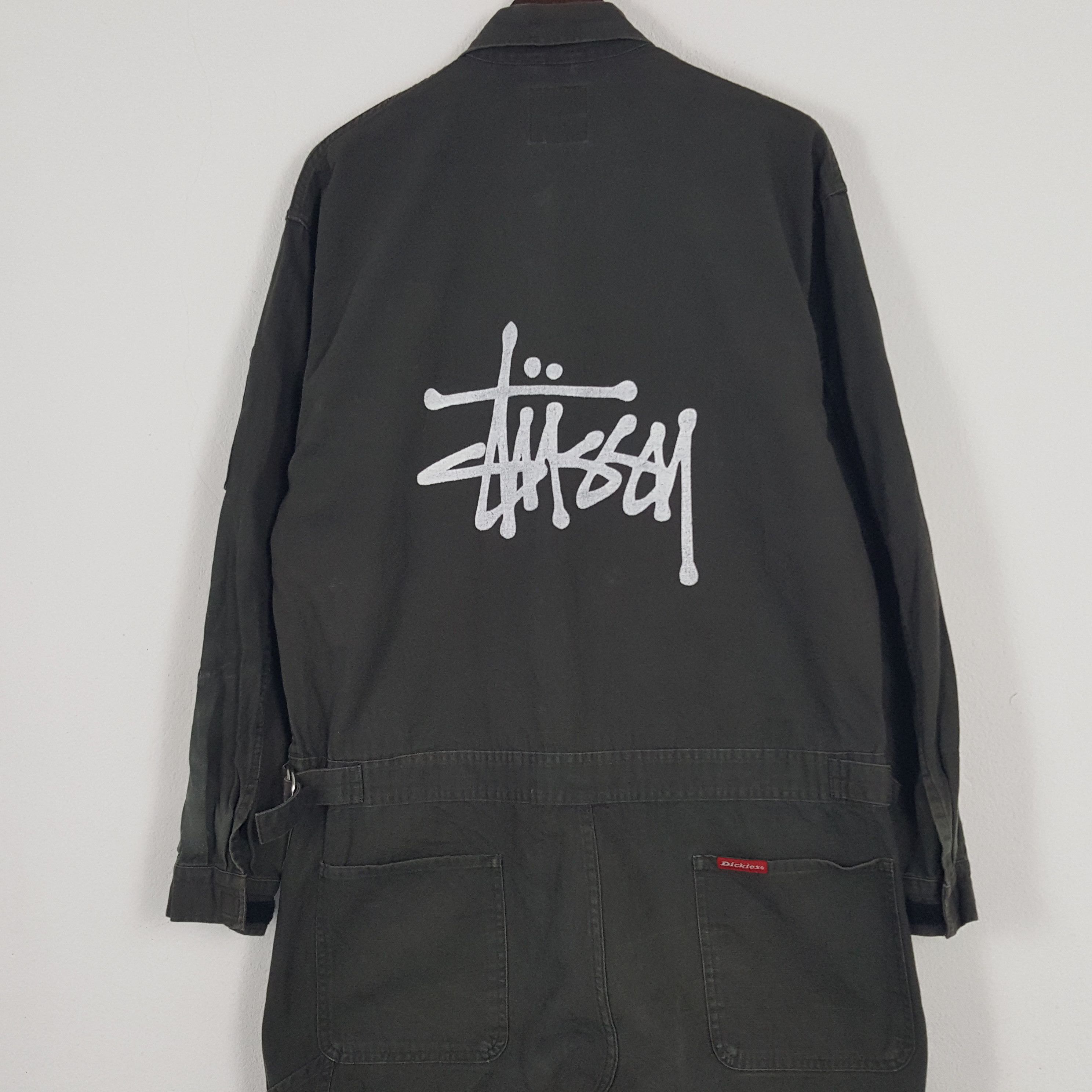Dickies × Stussy × Vintage Vintage Dickies x Custom Art Stussy Worker Coverall Jacket Size US L / EU 52-54 / 3 - 2 Thumbnail