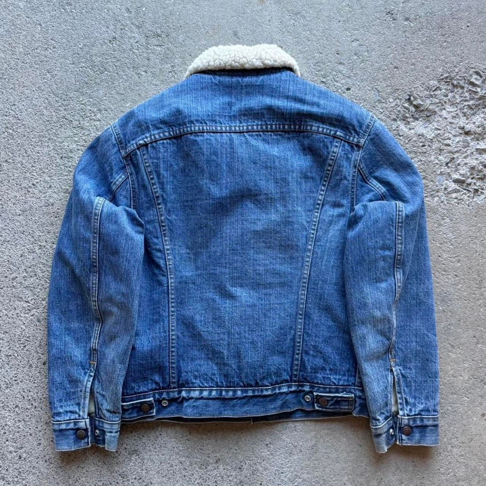 Levi's 80s 90s Levi’s Sherpa Lined Denim Trucker Jacket Size US S / EU 44-46 / 1 - 6 Thumbnail