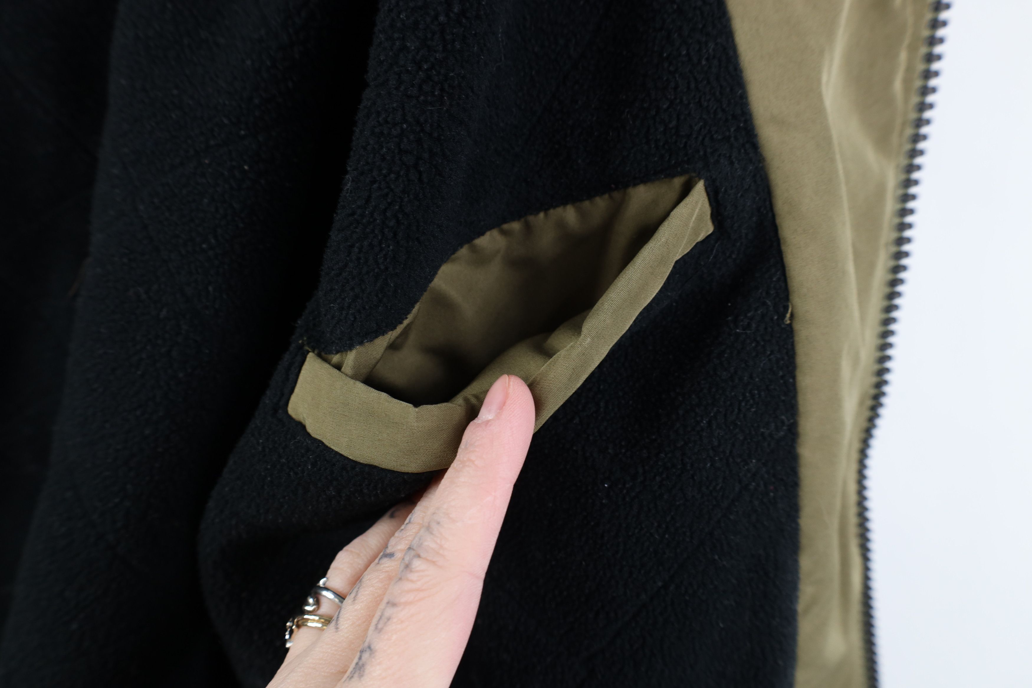 Ralph Lauren Vintage 90s Ralph Lauren Fleece Lined Hooded Bomber Jacket Size US M / EU 48-50 / 2 - 11 Thumbnail