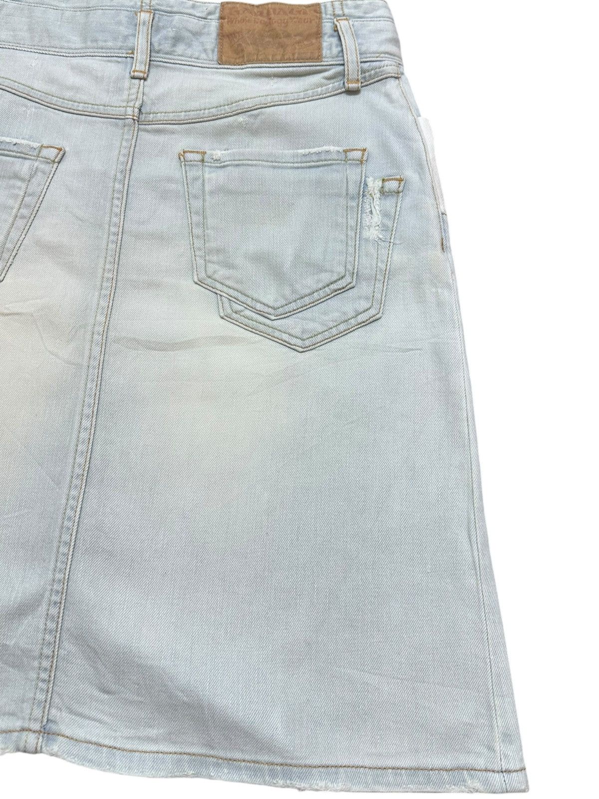 Katharine Hamnett London Vintage Katherine Hamnet London Faded Mini Skirts Size 28" / US 6 / IT 42 - 9 Thumbnail