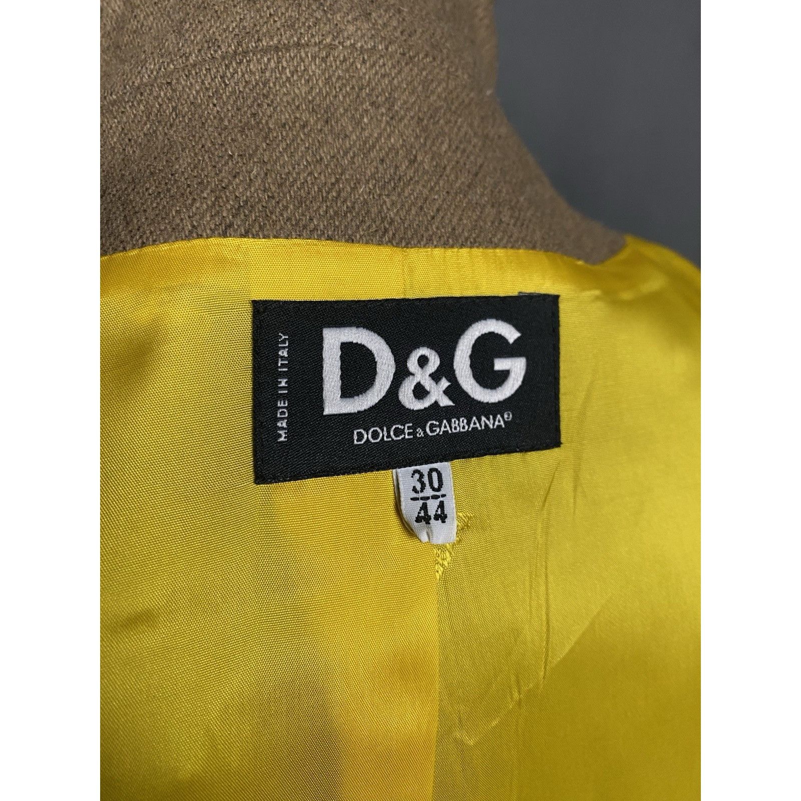Dolce & Gabbana Dolce&Gabbana Women's Brown Collared Harington Jacket Size 3 Size M / US 6-8 / IT 42-44 - 9 Thumbnail