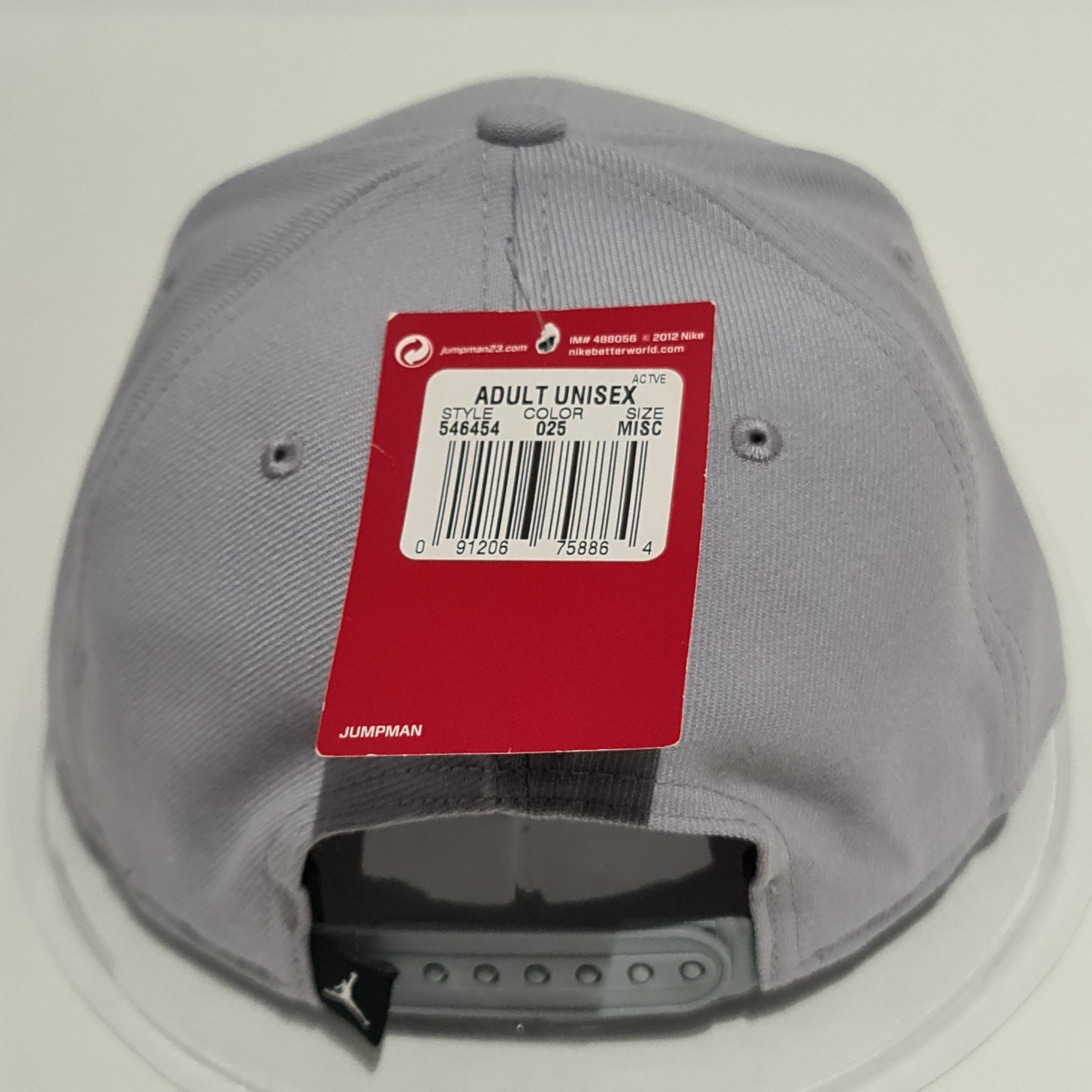 Jordan Brand Jordan Cap Snapback 'JRDN Interlock' Smoke Grey Size ONE SIZE - 9 Thumbnail