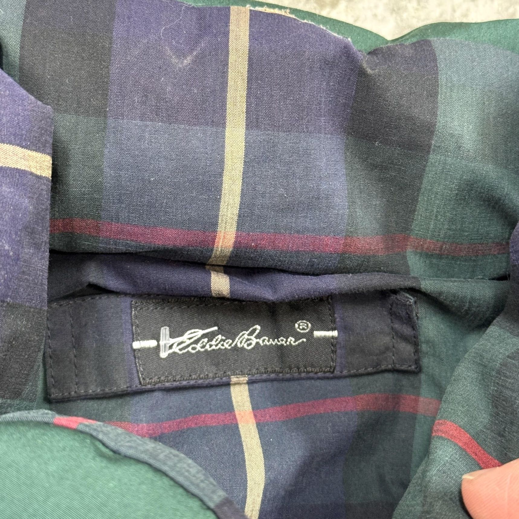 Eddie Bauer VINTAGE Eddie Bauer Vest Mens L Green Plaid Reversible Down Puffer Outdoor Hiking Size US L / EU 52-54 / 3 - 2 Thumbnail