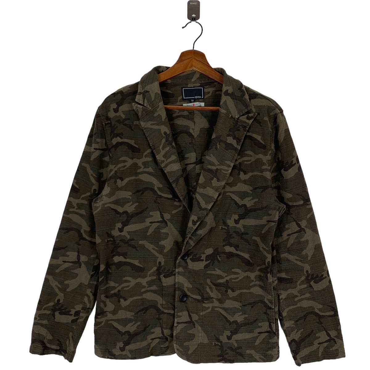 Designer × If Six Was Nine × Vintage Vintage Japanese Brand Qwan Camouflaged Coat Size XL / US 12-14 / IT 48-50 - 1 Thumbnail
