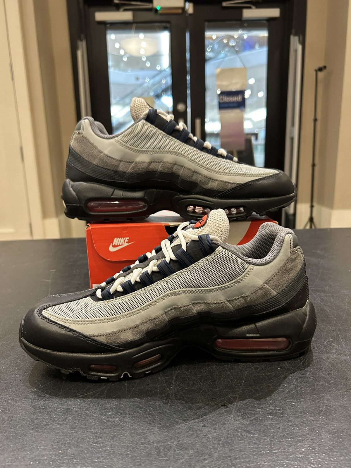 Nike Nike Air Max 95 ‘Track Red Smoke Grey’ Size US 10.5 / EU 43-44 - 2 Thumbnail