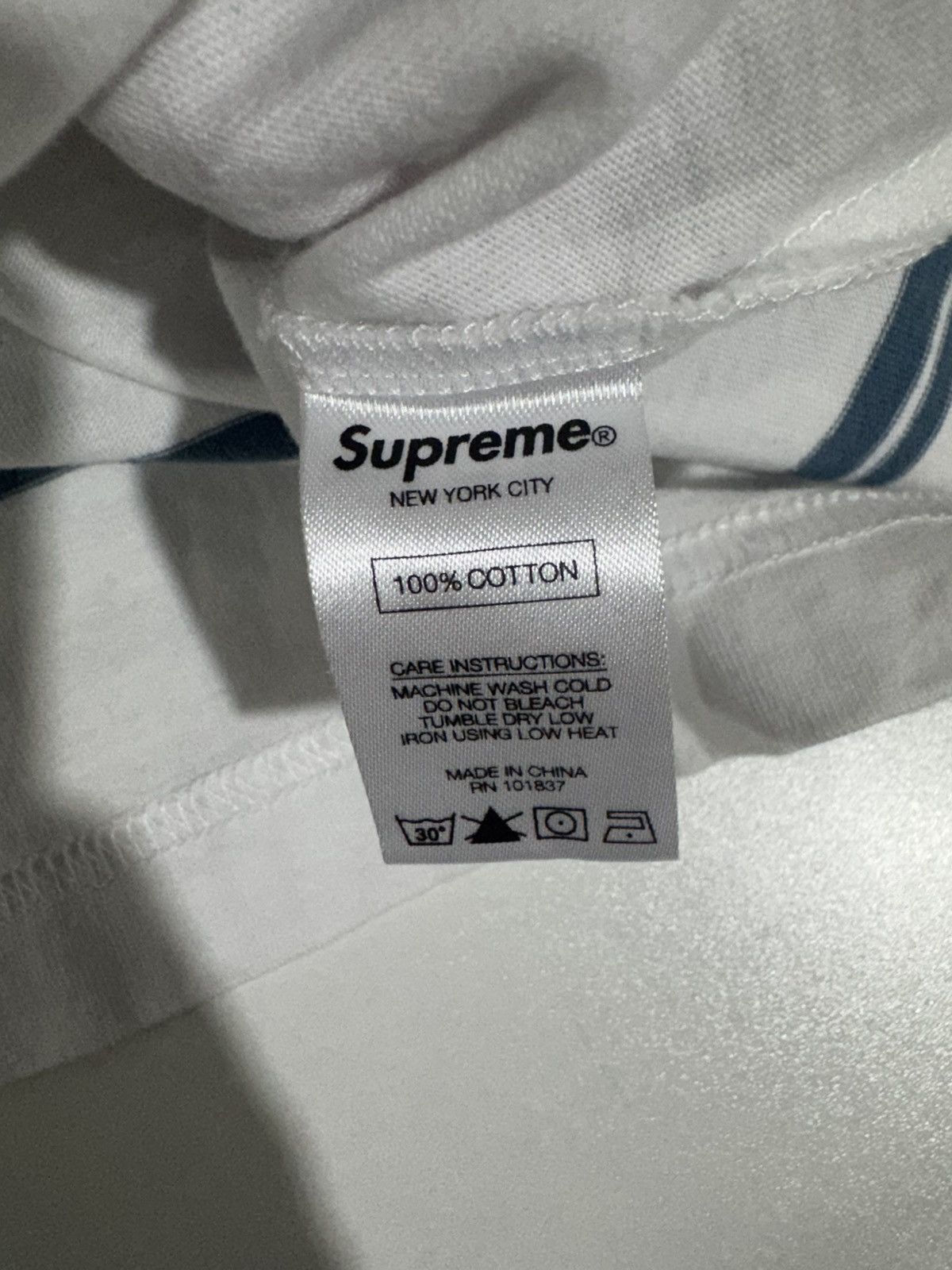 Supreme Supreme stripes LS tee Size US L / EU 52-54 / 3 - 4 Thumbnail