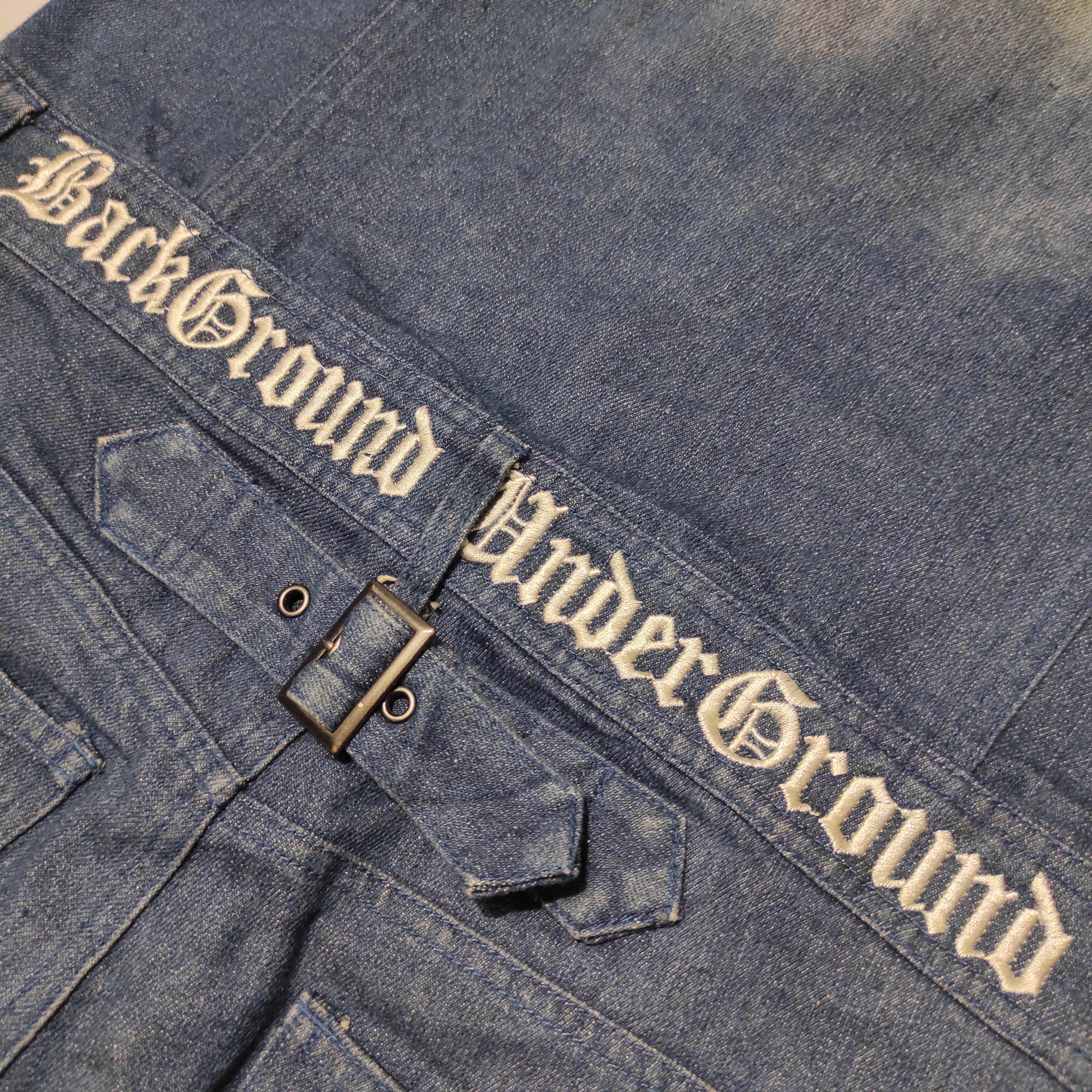 Japanese Brand C.D.S BLACK SENSE Punk Skull Coverall Overall Denim Jeans Size US M / EU 48-50 / 2 - 19 Thumbnail